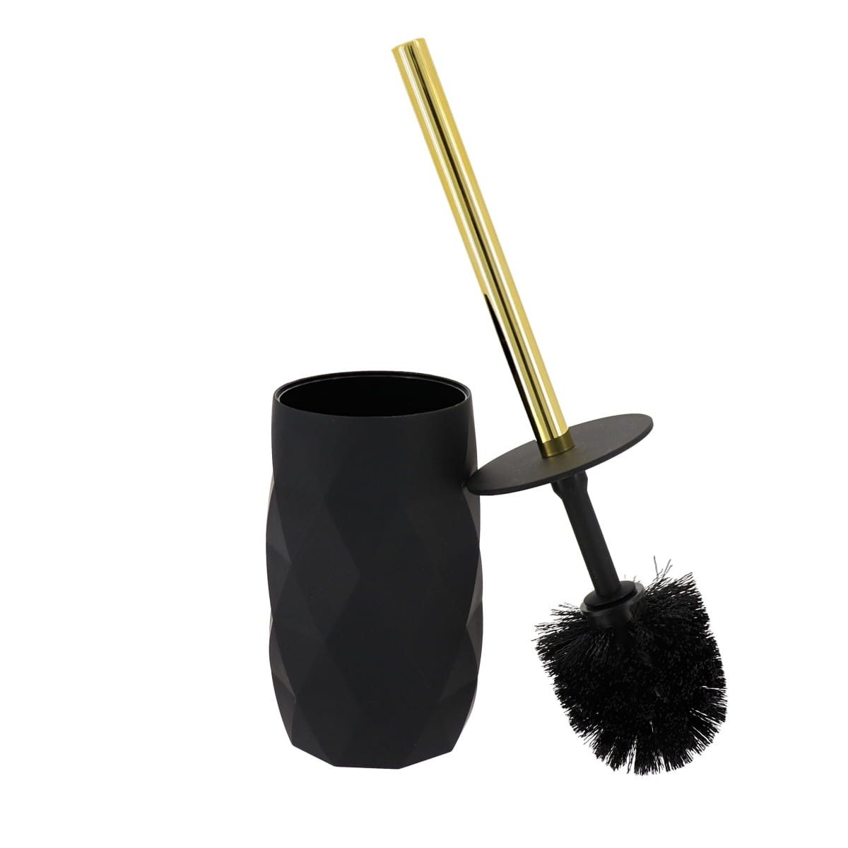 LikeKa Badaccessoire-Set schwarz/gold Seifenspender Toilettenbürste Seifens günstig online kaufen