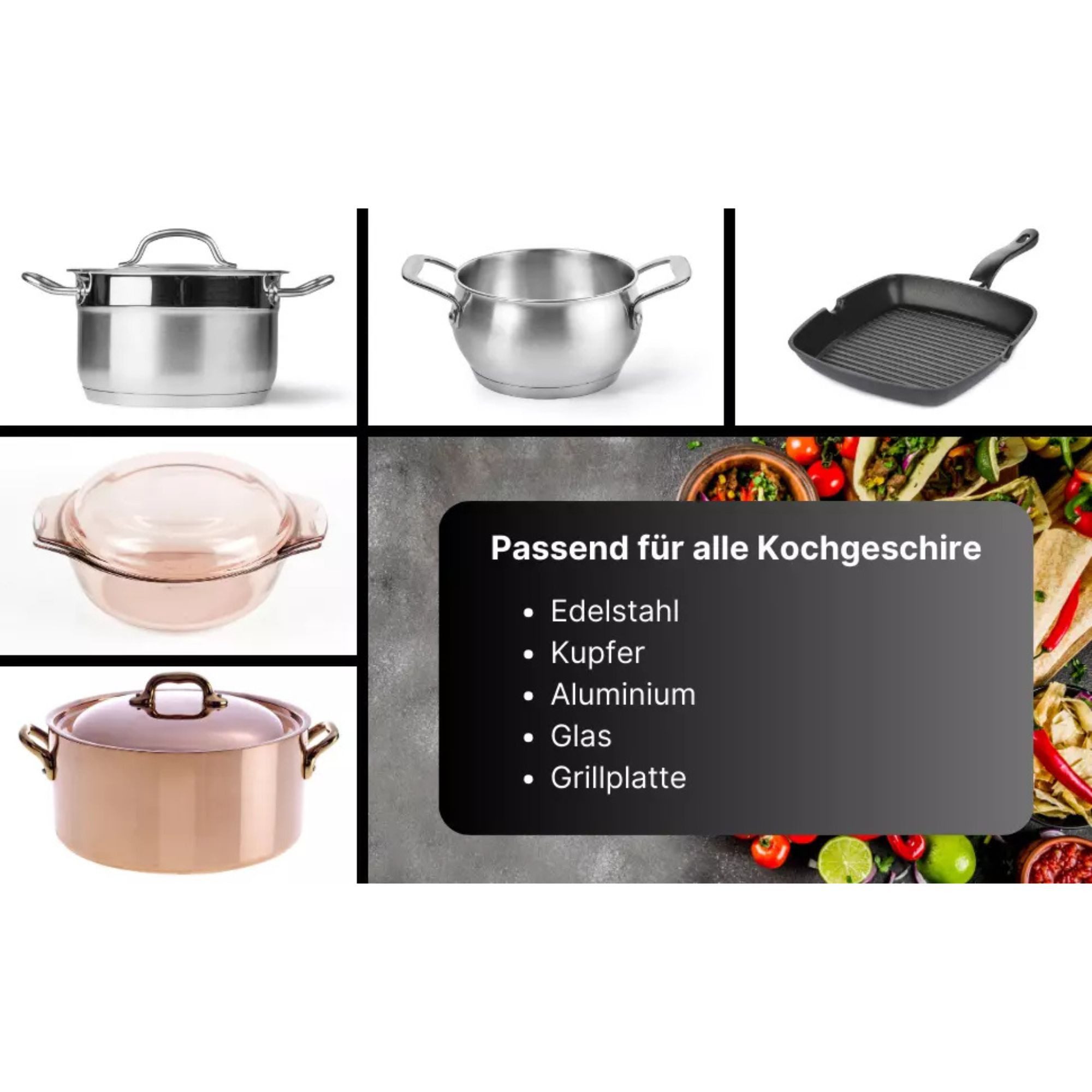 KB Elements Elektro-Kochfeld, 8400 Watt, Flexzone