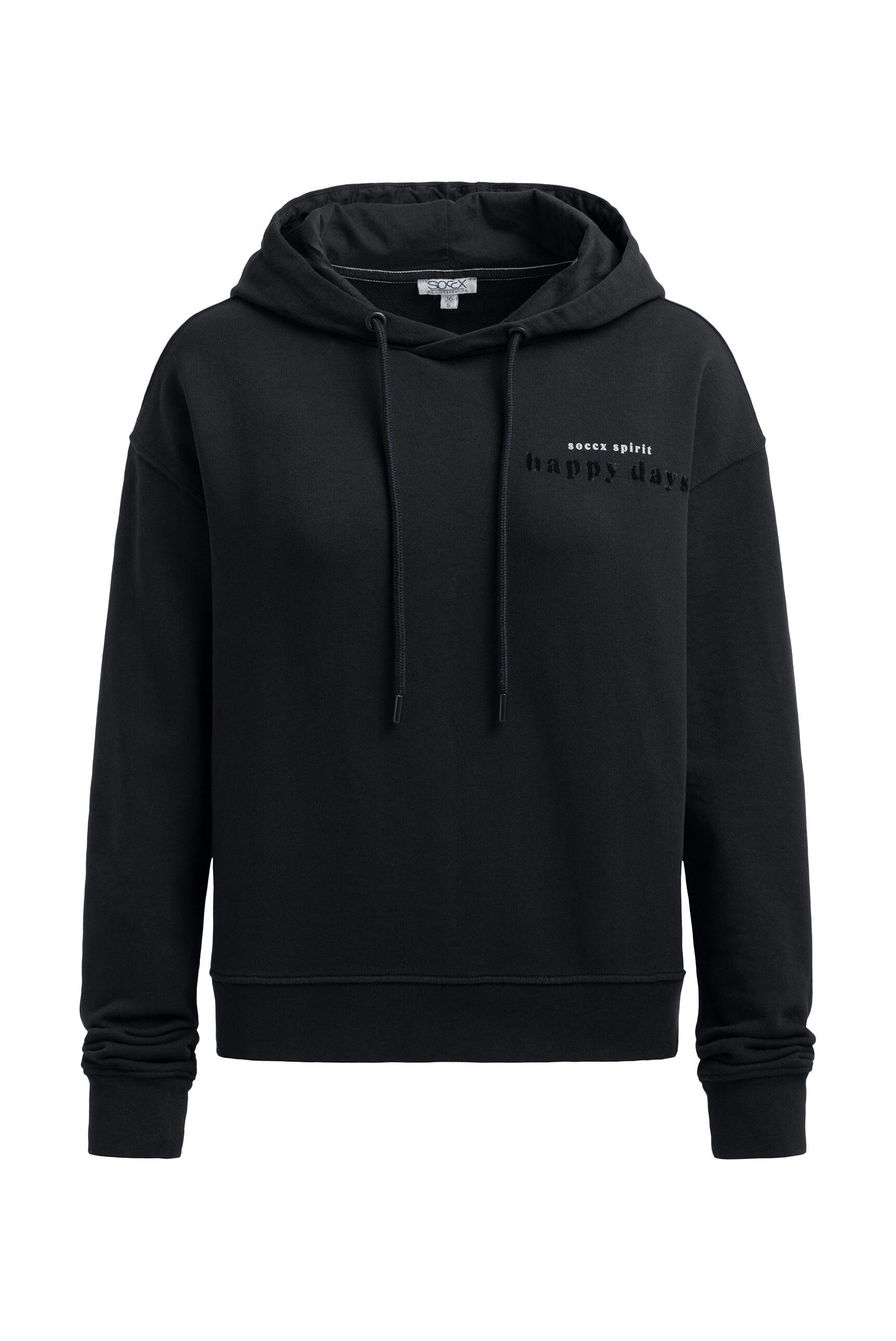 SOCCX Kapuzensweatshirt mit Rückenprint günstig online kaufen