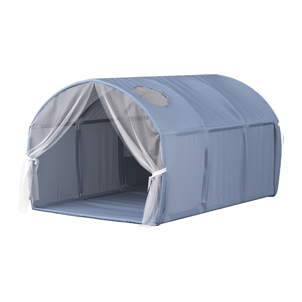 VitaliSpa® Spielzelt Kubby, Blau, 100 x 80 cm mit Fenster und Netz (1-tlg) günstig online kaufen