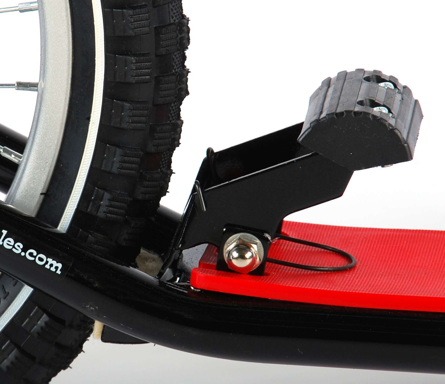 Volare Tretroller in verschiedenen und rot/schwarz Zoll, 12 bzw. Jahren, bis ab - zusammengebaut Hinterradbremse: 3 Größen 30 16 - Luftreifen Farben Fußbremse, 85% kg