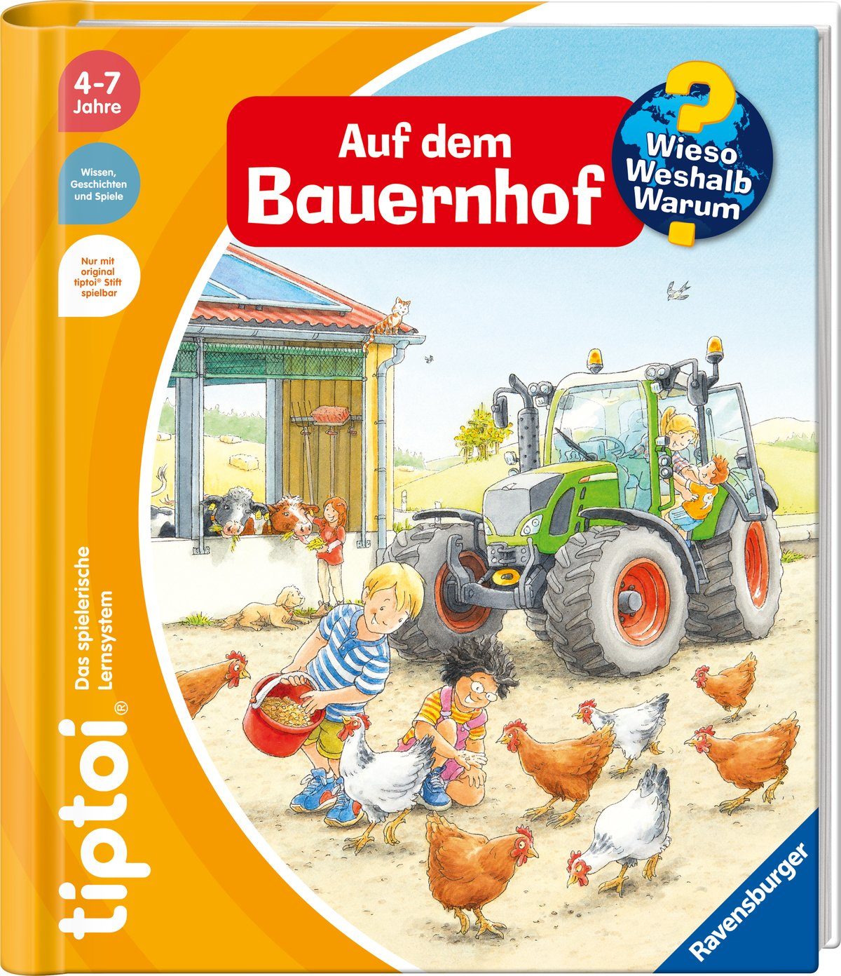 Ravensburger Spiel tiptoi® Starter-Set: Stift und Bauernhof-Buch, Made in Europe