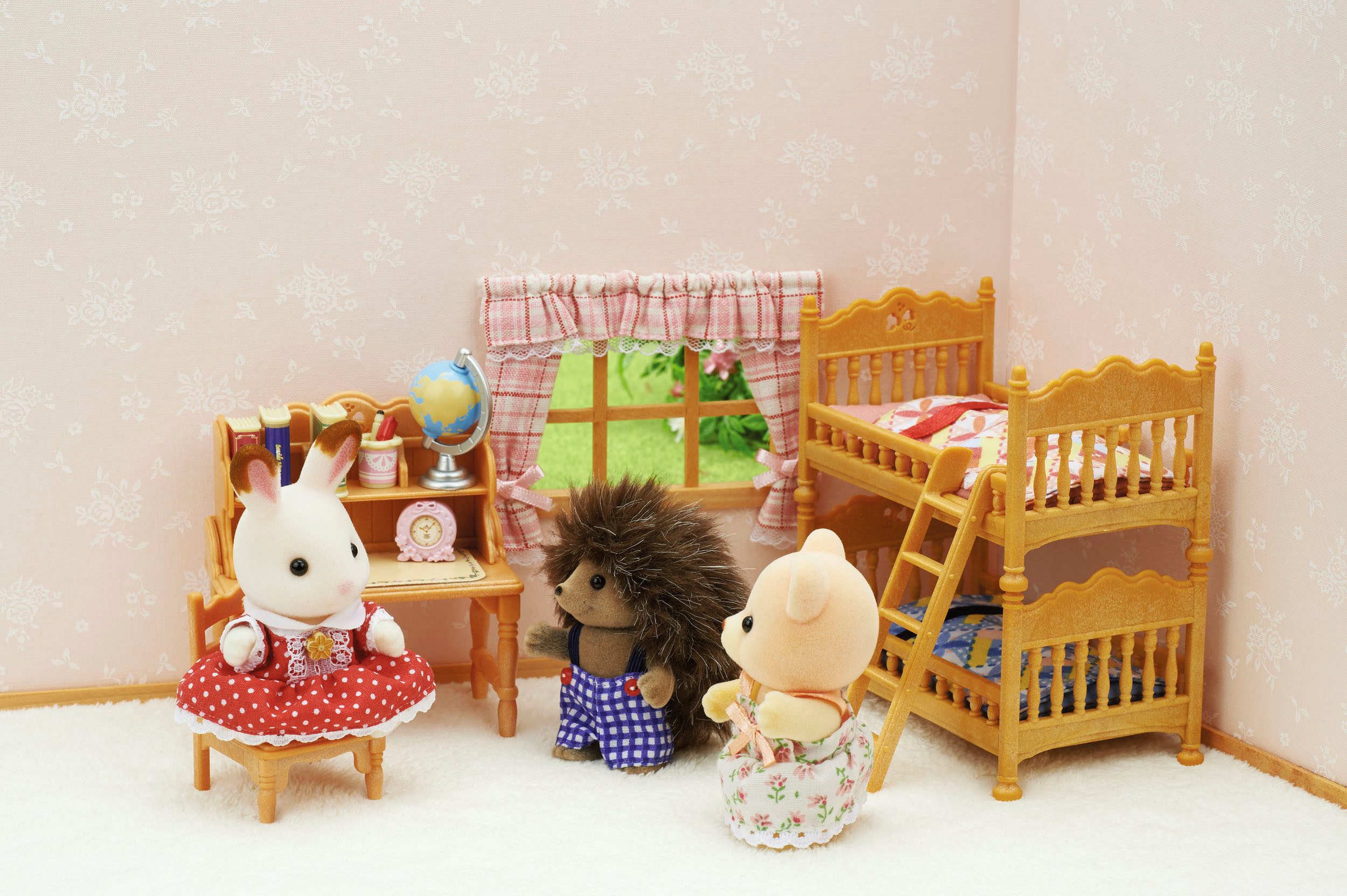 Sylvanian Families Spielwelt Landhaus Kinderzimmer mit Stockbett (5338)