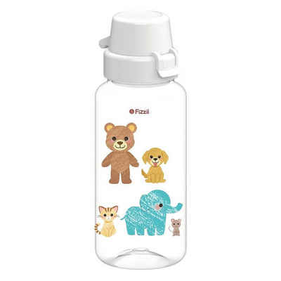 Fizzii Trinkflasche Tritan-Trinkflasche Bambini Wild Animals, 400 ml