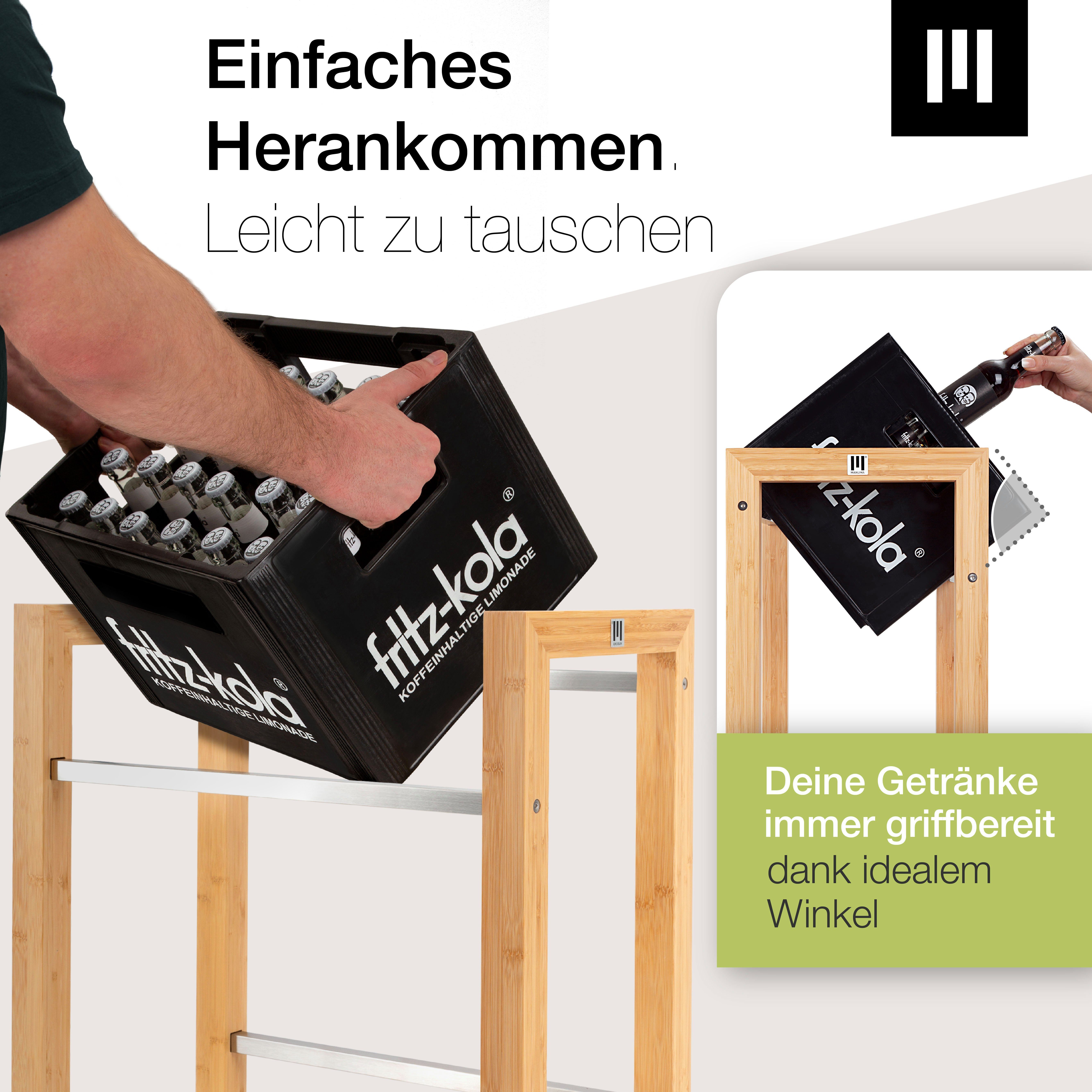 MANUMA® Standregal JAMES GETRÄNKEKISTENREGAL, Dein Getränkeregal günstig online kaufen
