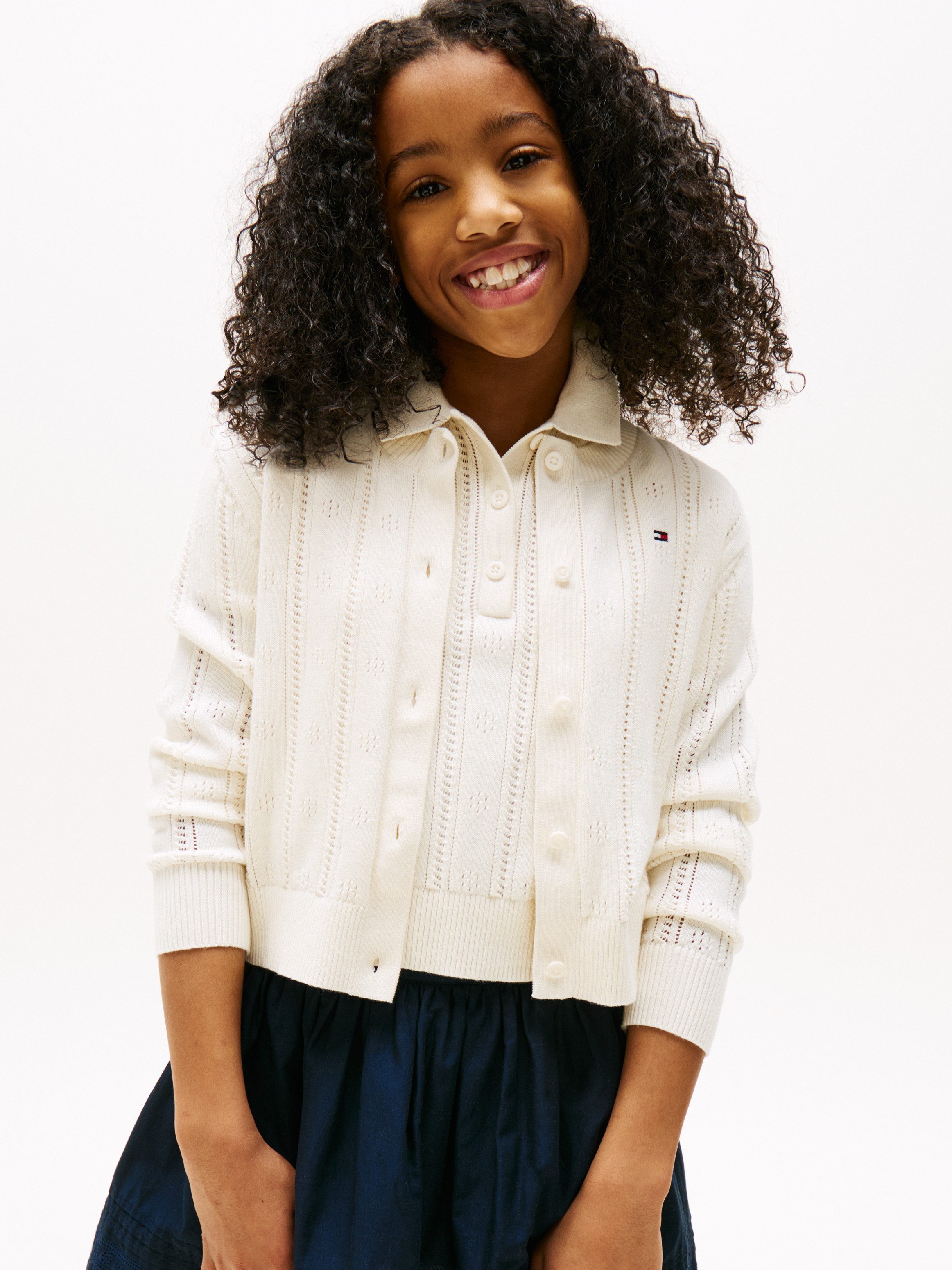 Strickjacke POINTELLE CARDIGAN LS