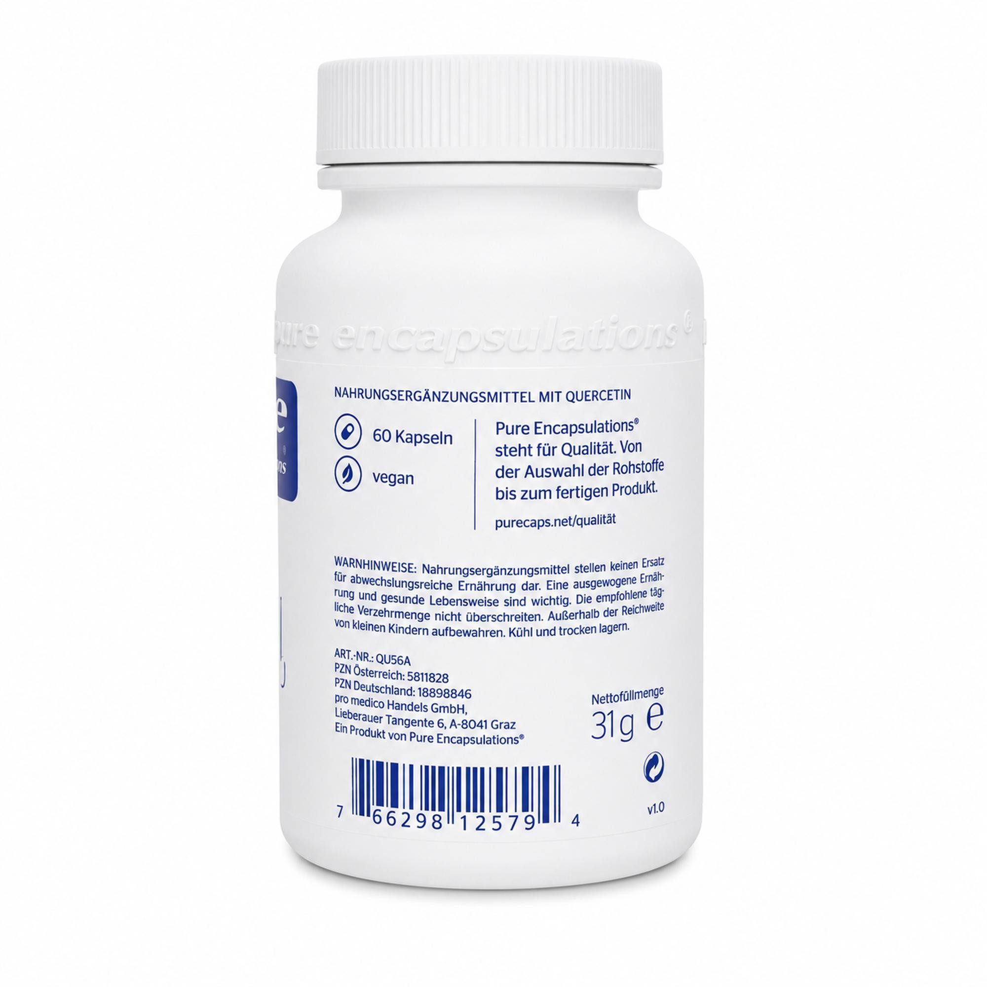 pro medico GmbH PURE ENCAPSULATIONS Quercetin phytosorb Kapseln Kapseln
