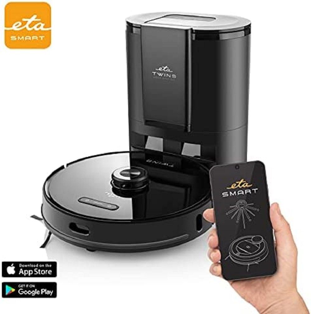 eta Saugroboter Twins 6240 90000 Saug­ro­bo­ter mit Ab­saug­sta­ti­on
