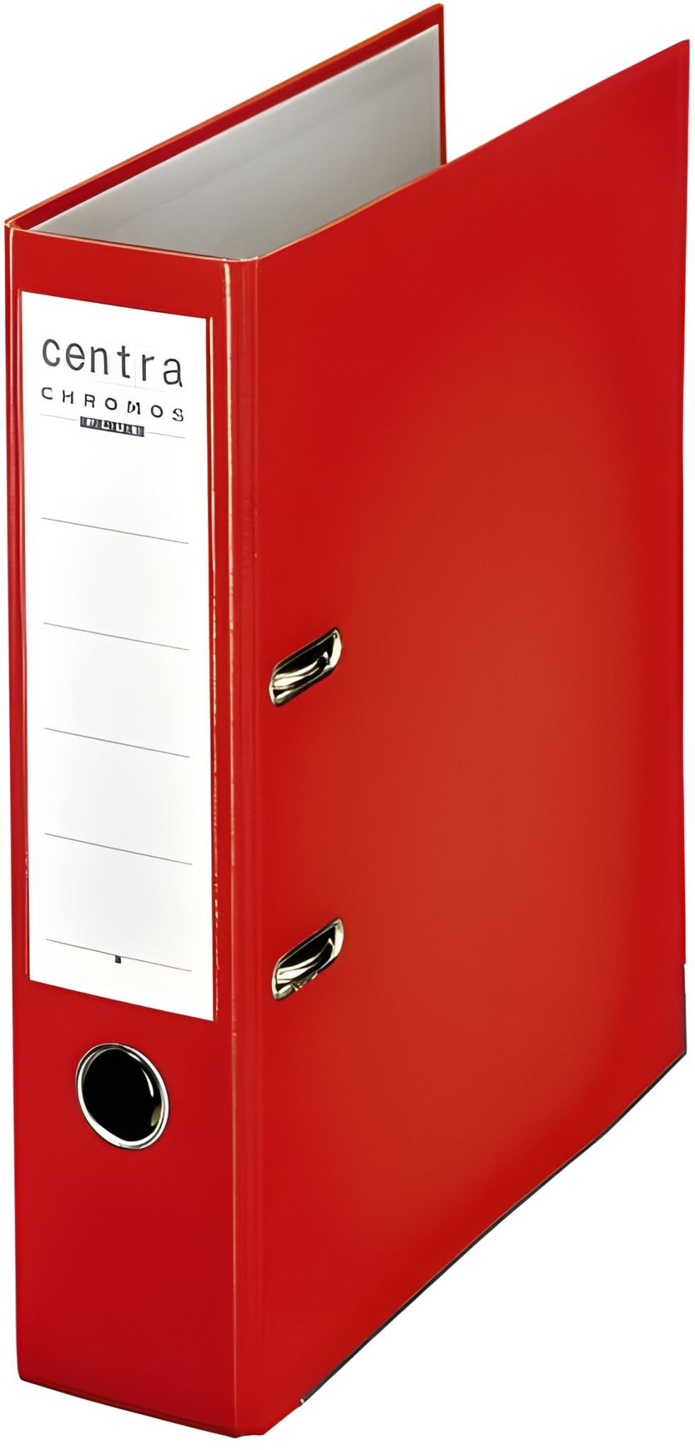 Centra Aktenordner CENTRA Ordner PP Chromos A4 80 mm rot