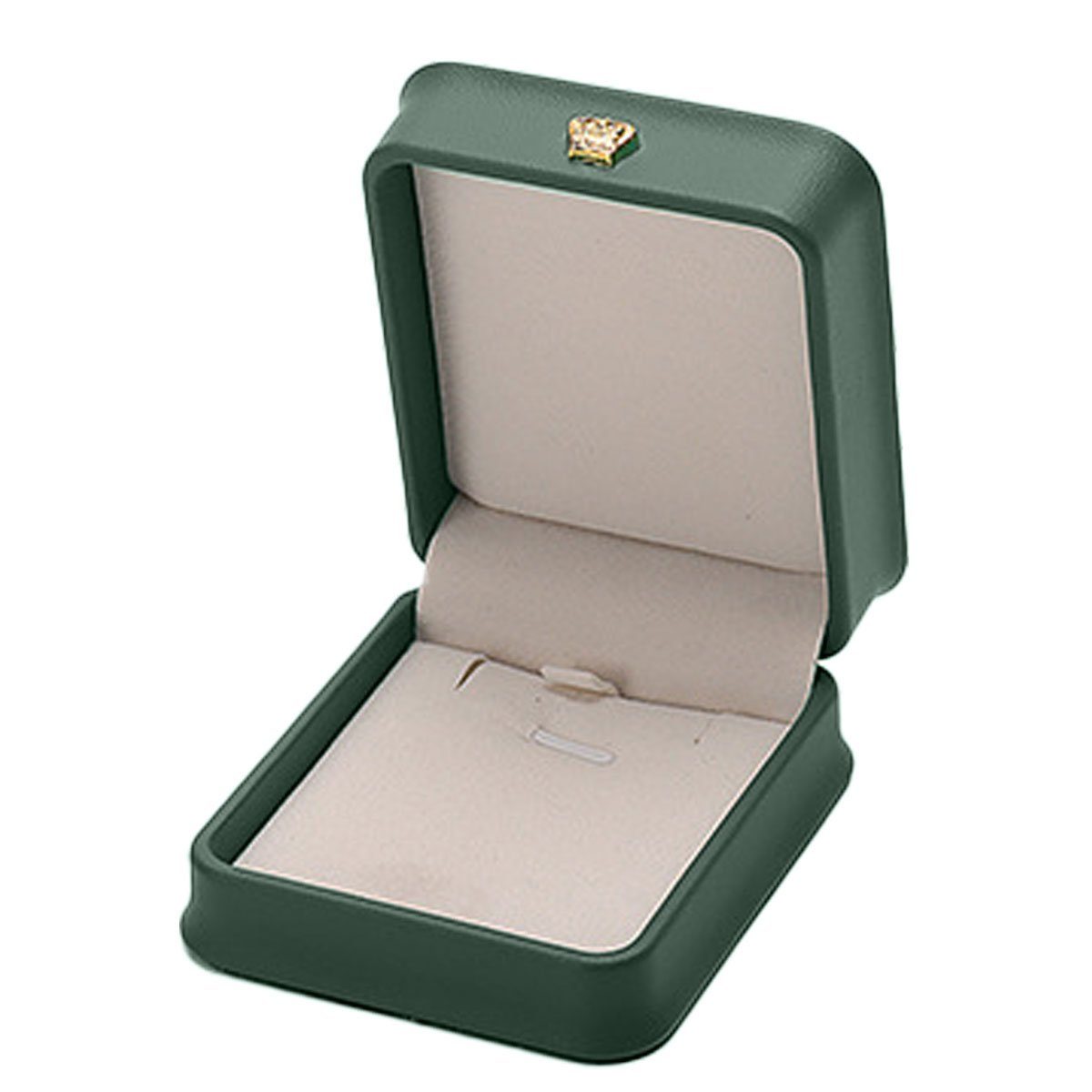 Ring-Box,ring Schmuck Ring,Samt Jormftte Geschenkverpackung Schmuckkasten für Etui grün