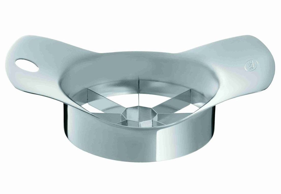 RÖSLE Obstschneider, Apfel- und Birnenteile, hochwertige Klingen, mit Schutzdeckel