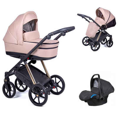 Coletto Kombi-Kinderwagen Axxis 4 in 1 inkl. Sportsitz, Autositz und Zubehör in 8 Farben