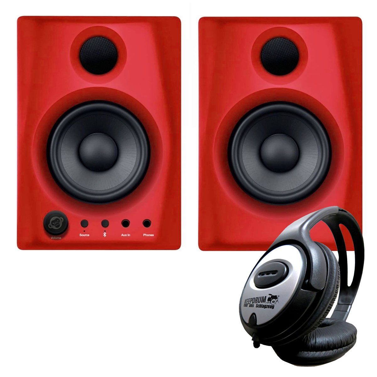 Monkey Banana Gibbon AIR Boxen + Kopfhörer PC-Lautsprecher (Bluetooth, 60 W)