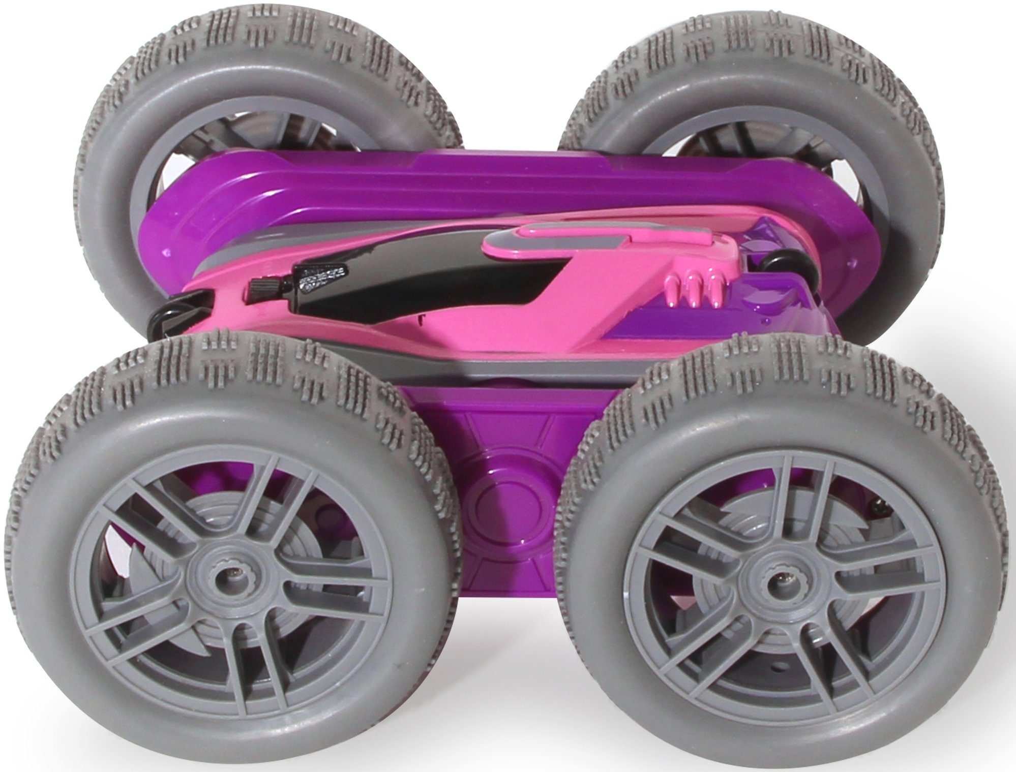 lila-rosa, Jamara LED-Licht RC-Auto zuschaltbarem SpinX 2,4GHz, Stuntcar mit