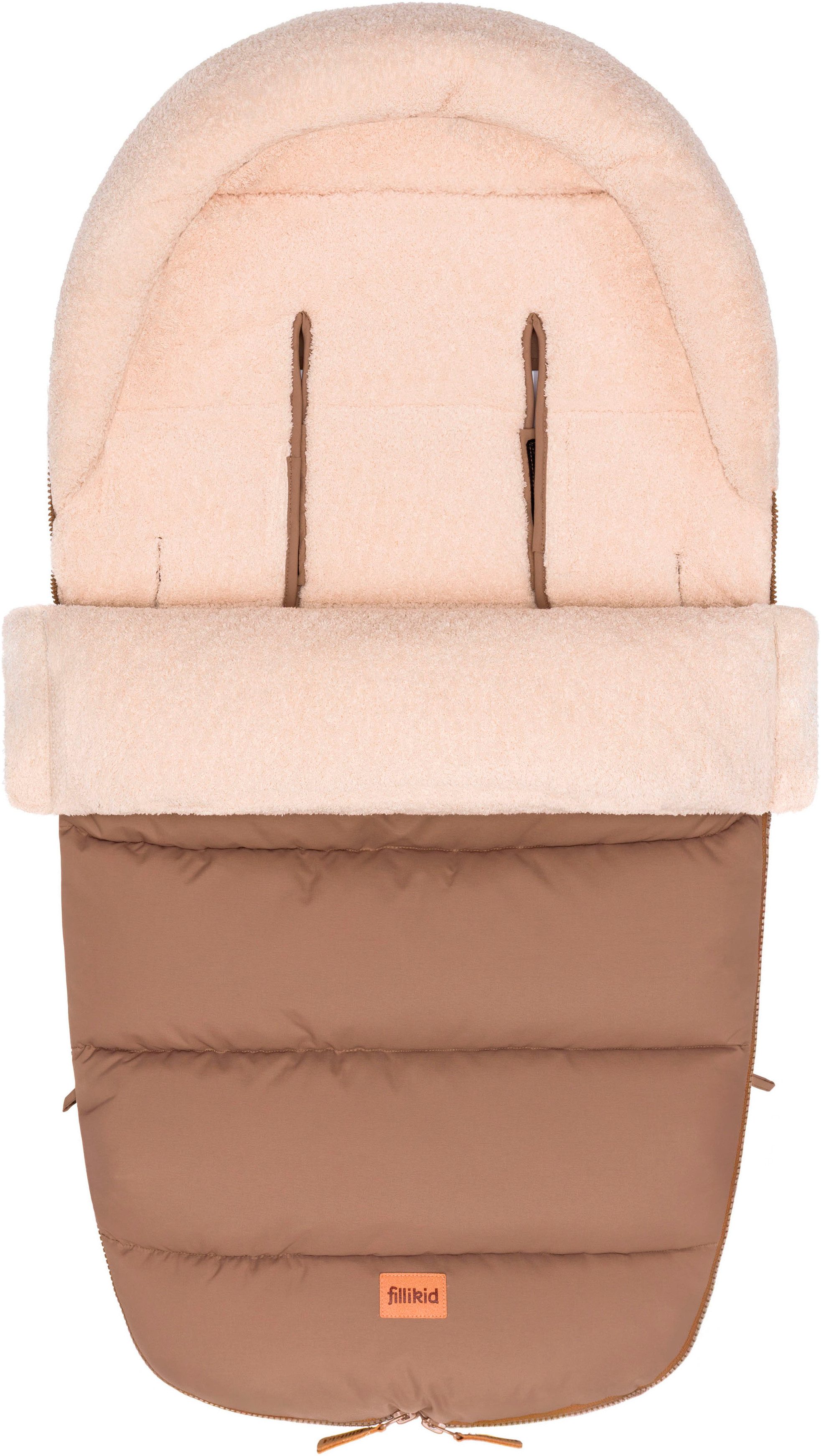 Fillikid Fußsack Atlas, Winterfußsack, mit Teddy-Plüsch