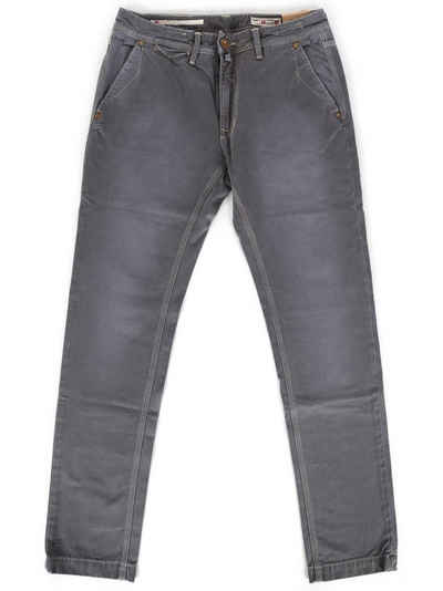 JACOB COHEN Slim-fit-Jeans Handgefertigte Chino Hose Vintage Grau - James W33 L34