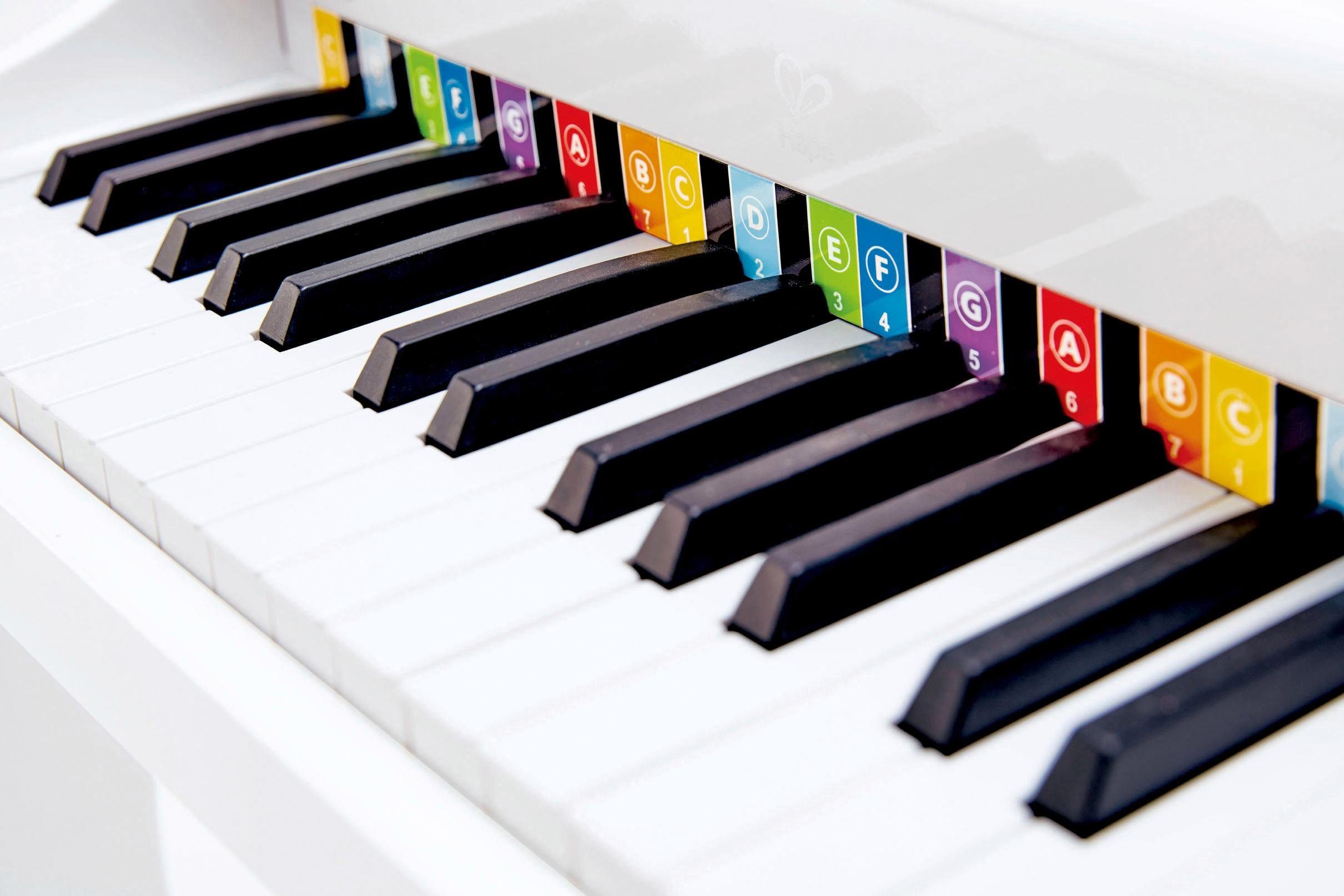 Hape Spielzeug-Musikinstrument Luxusflügel, weiß günstig online kaufen