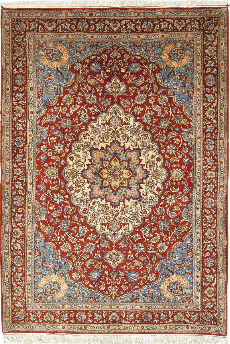 Orientteppich Bakhtiar Sherkat 168x241 Handgeknüpfter Orientteppich / Perserteppich, Nain Trading, rechteckig, Höhe: 12 mm