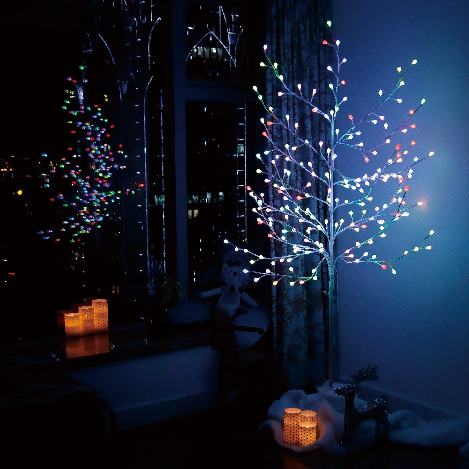 CCLIFE LED Baum Led Lichterbaum Indoor Weihnachtsbaum, Kirschblütenbaum Lic günstig online kaufen