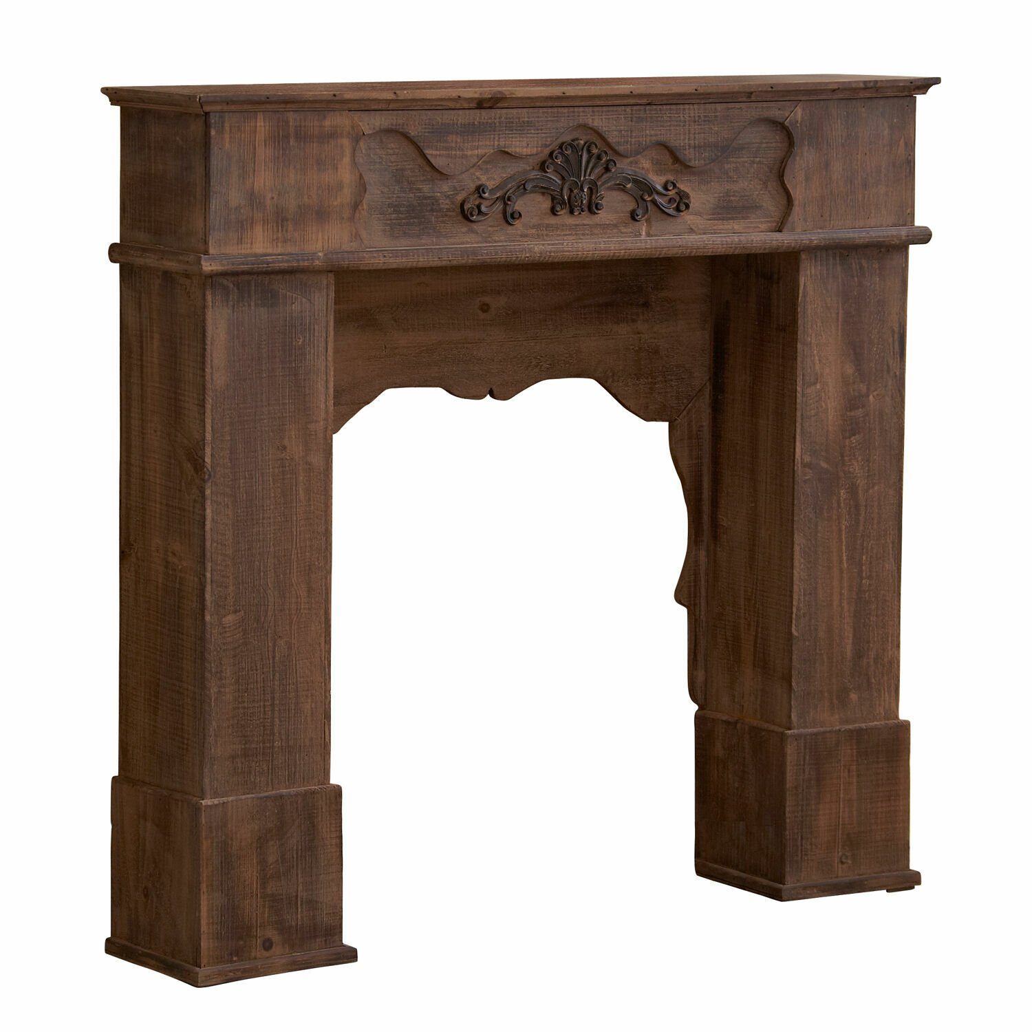 Mirabeau Kaminumbauschrank Dekokamin Margaux, Kaminkonsole aus Holz im Vint günstig online kaufen