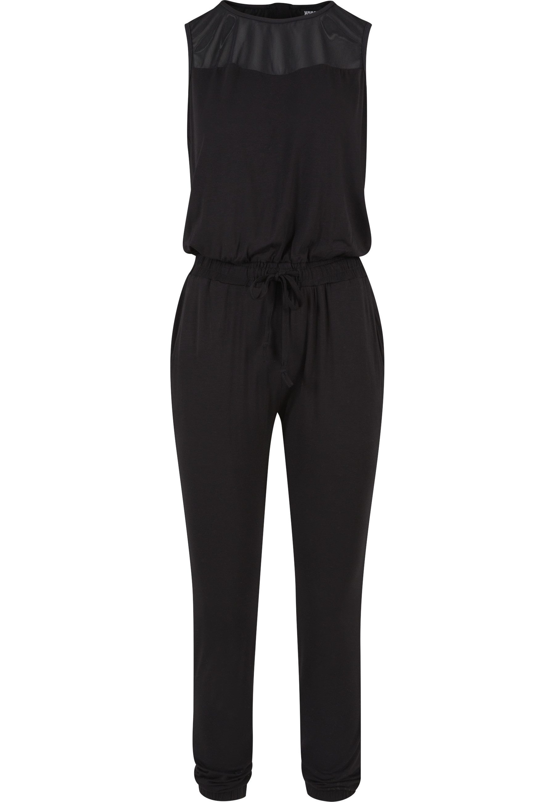 URBAN CLASSICS Jumpsuit Urban Classics Damen Ladies Tech Mesh Long Jumpsuit (1-tlg)