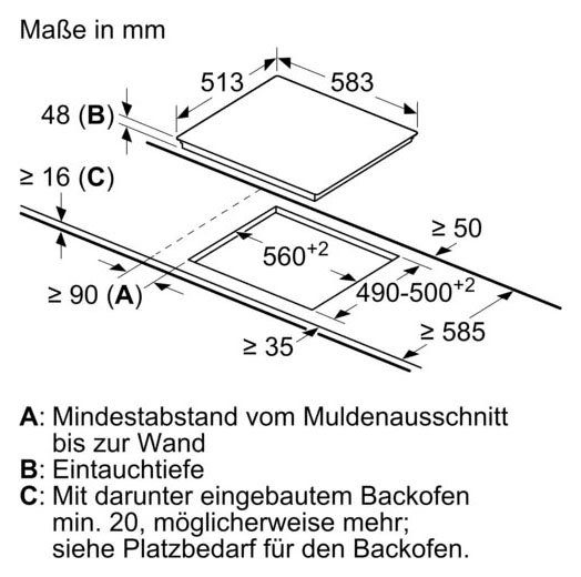 BOSCH Serie 4 PKE645D17E Elektro-Kochfeld