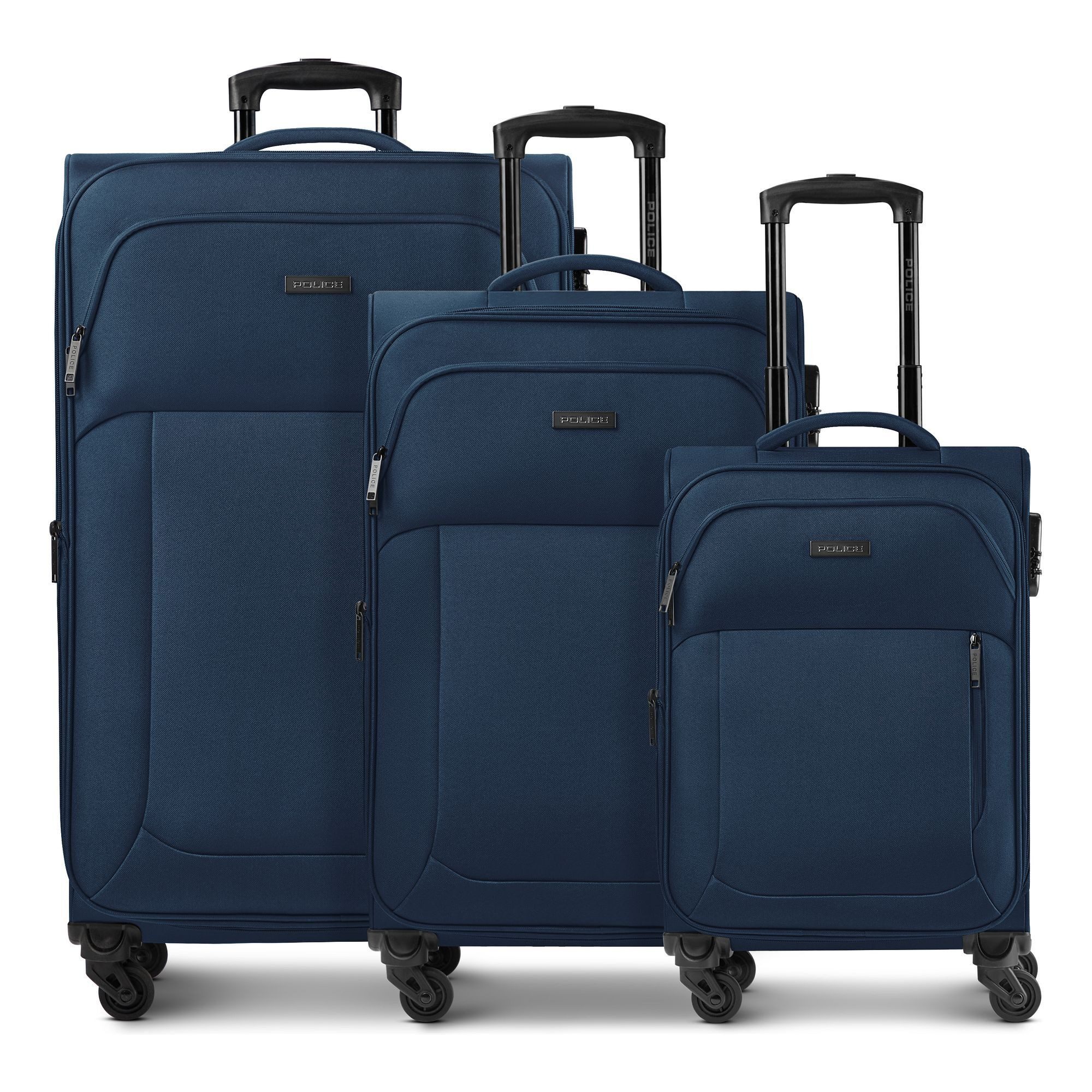 Police Trolleyset San Francisco, 4 Rollen, (3-teilig, 3 tlg), Polyester