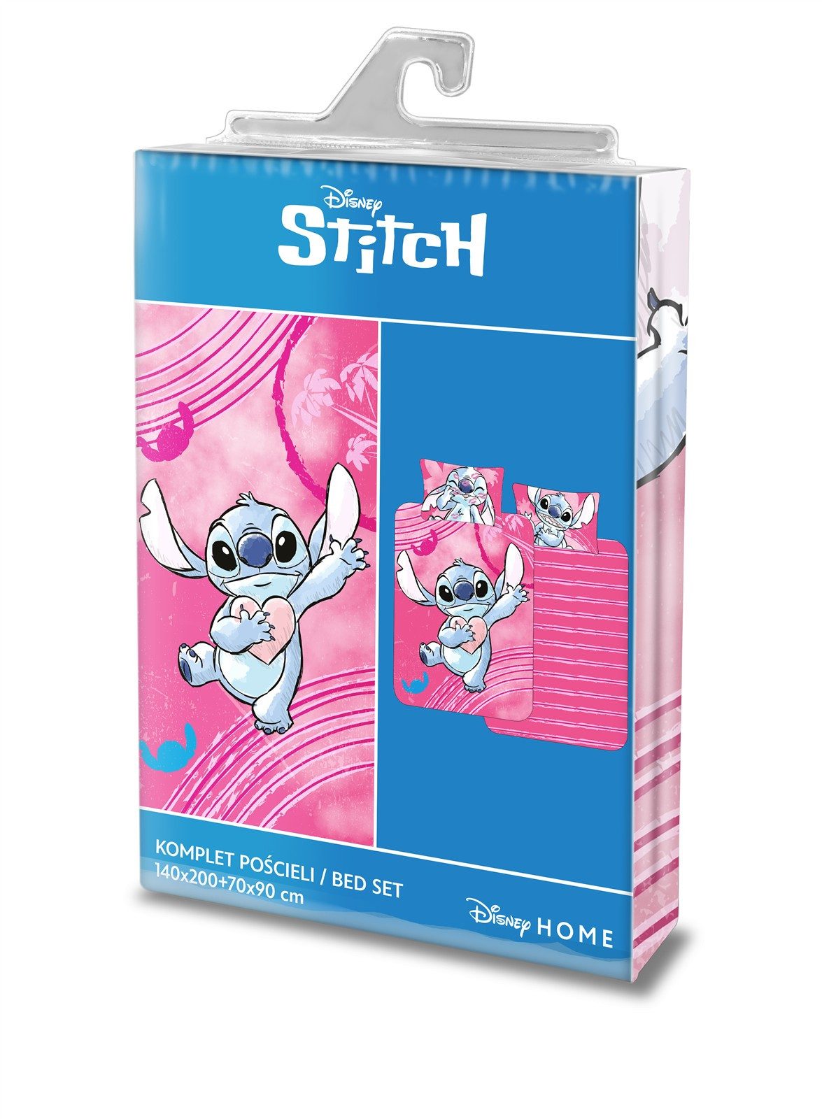 Lilo & Stitch Bettwäsche Kinder-Bettwäsche „Stitch – verliebt“ 140x200 + 70 günstig online kaufen