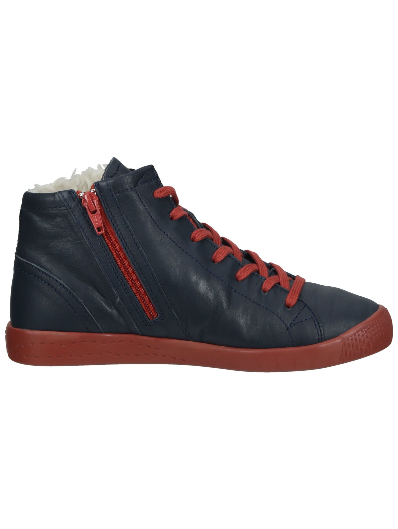 softinos softinos Stiefelette Leder Schnürstiefelette