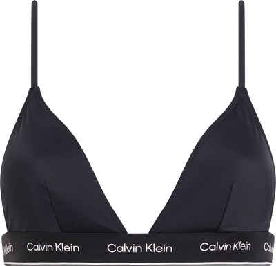 Calvin Klein Swimwear Triangel-Bikini-Top TRIANGLE-RP, mit Logoschriftzügen auf dem Unterband