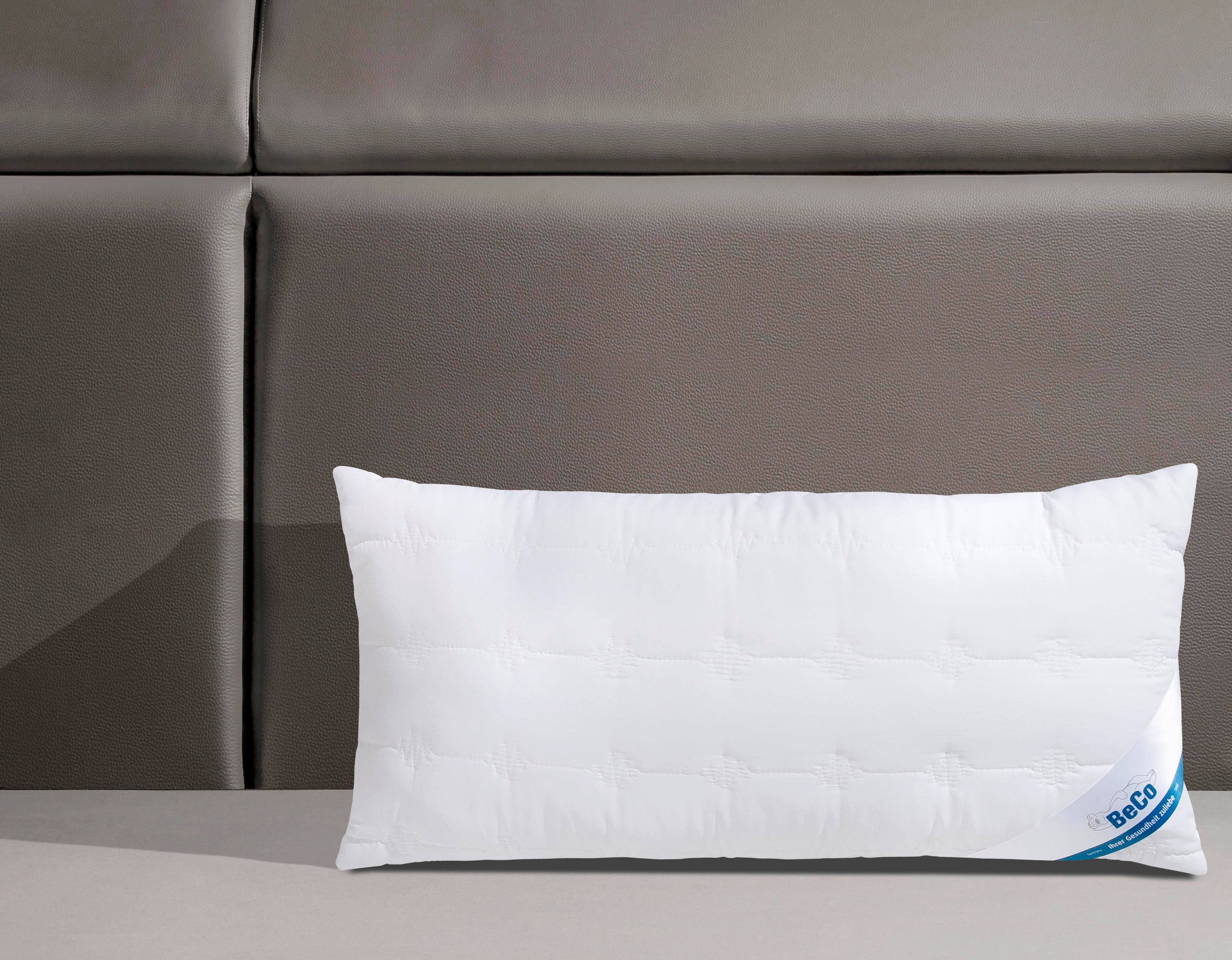 Beco Synthetikkopfkissen Double DeLuxe, Bezug: Microfaser-Lyocell-Feingeweb günstig online kaufen