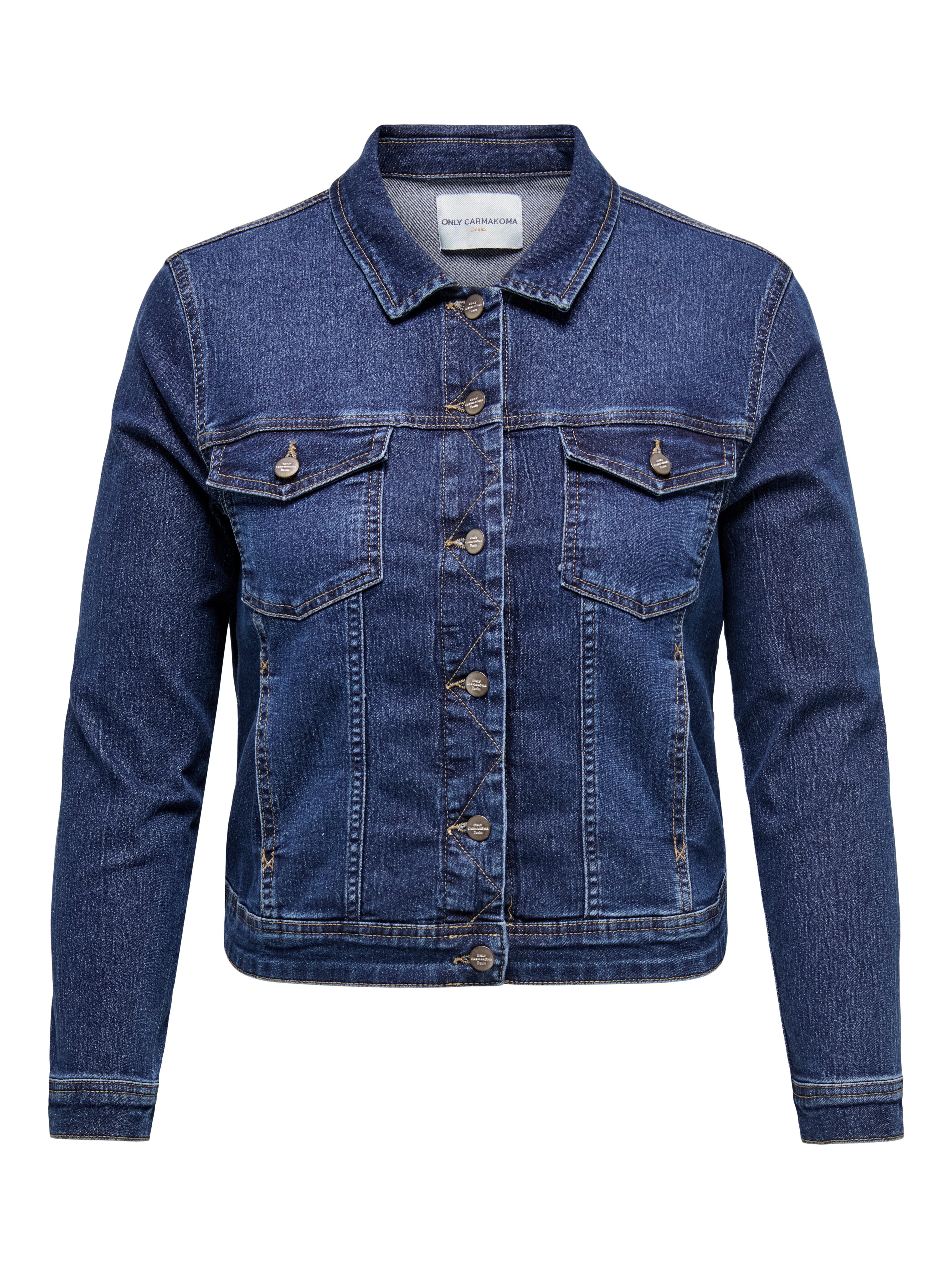 ONLY CARMAKOMA Jeansjacke CARWESPA LS DBD günstig online kaufen