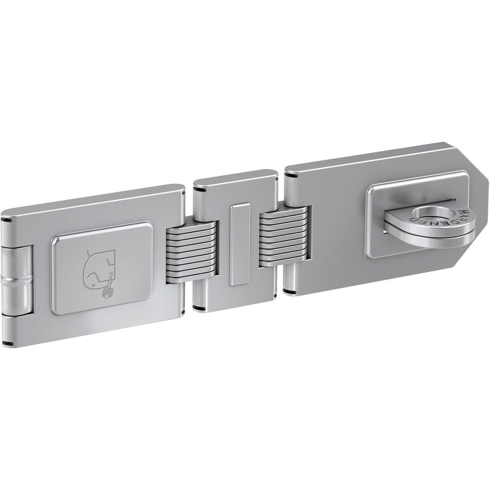 BASI Vorhängeschloss Basi 6901-0195 Sicherheitsüberfalle 195 mm Silber
