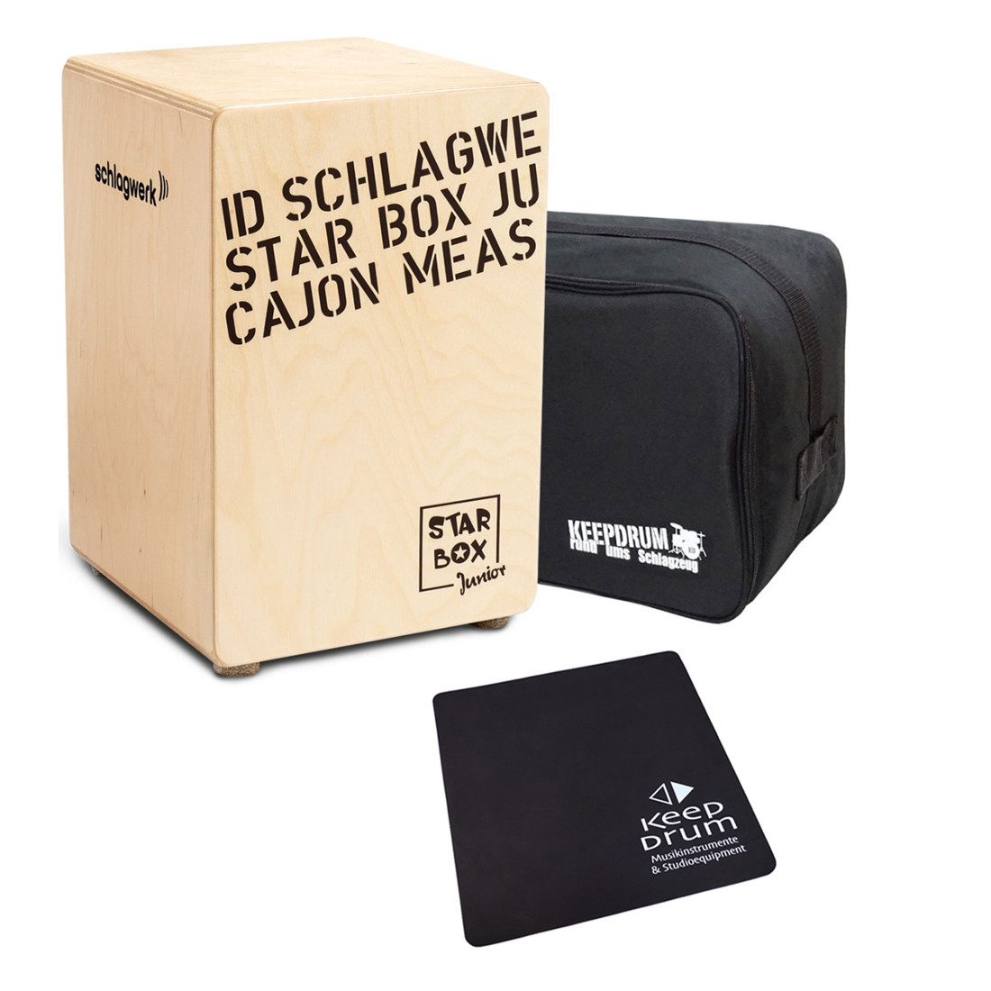Schlagwerk Cajon Schlagwerk CP400 SB Starbox mit Tasche mit Sitzpad