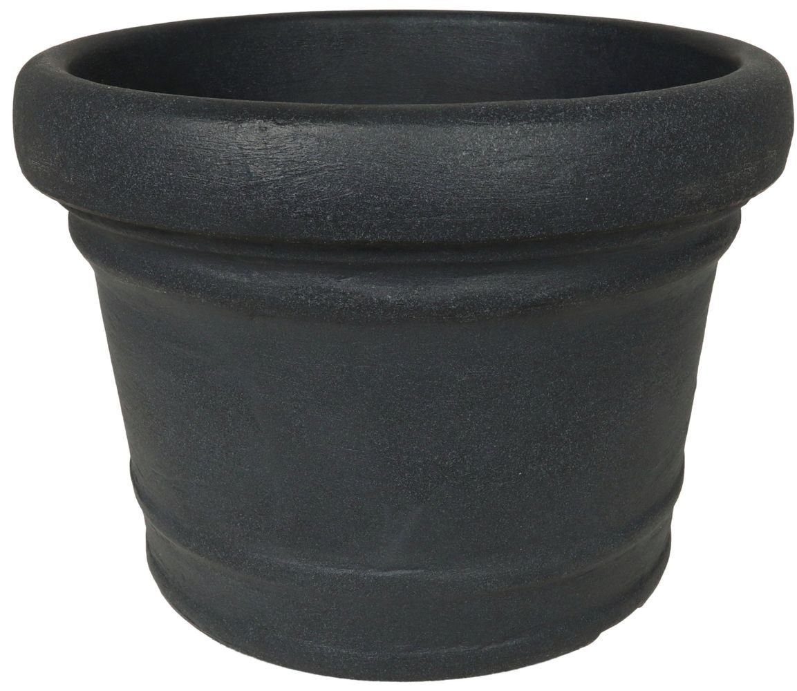 Heimwerkercenter Pflanzkübel MePla Blumentopf Monza ø30 cm, Anthrazit, fros günstig online kaufen