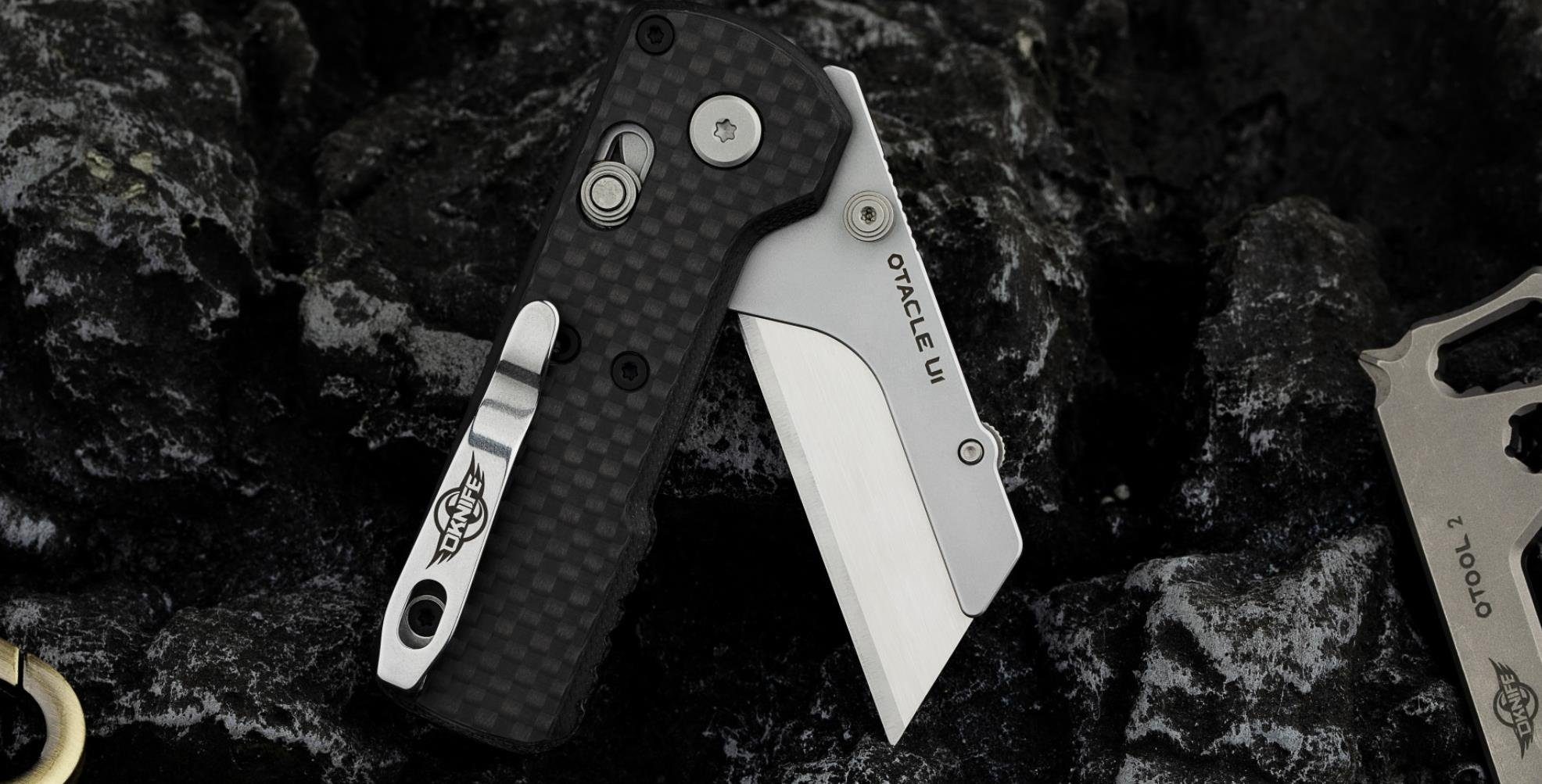 Olight Cuttermesser U1 Otacle EDC G10-Griff Klappmesser mit OLIGHT