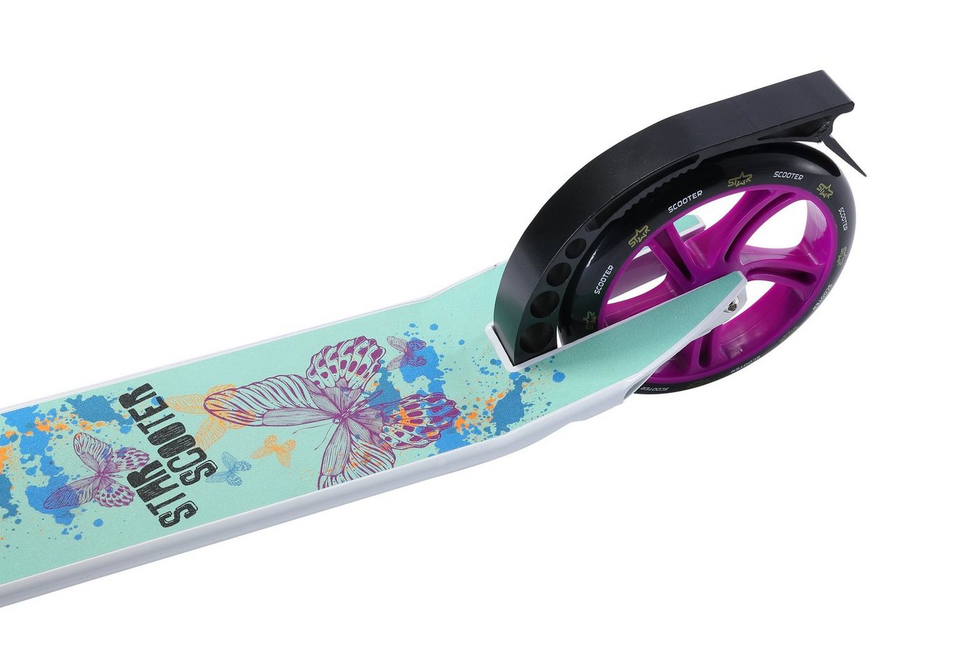 Thumbnail - Star-Scooter Cityroller 205 mm, ab 8 Jahre, Kinder City Roller ab 144 cm, Jungen, Mädchen, Klappbar, Höhenverstellbar, S...