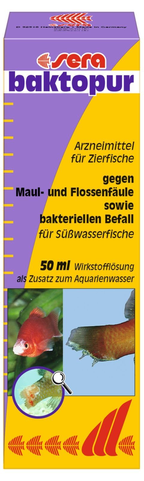 Sera Aquarium-Wassertest sera baktopur 50 ml