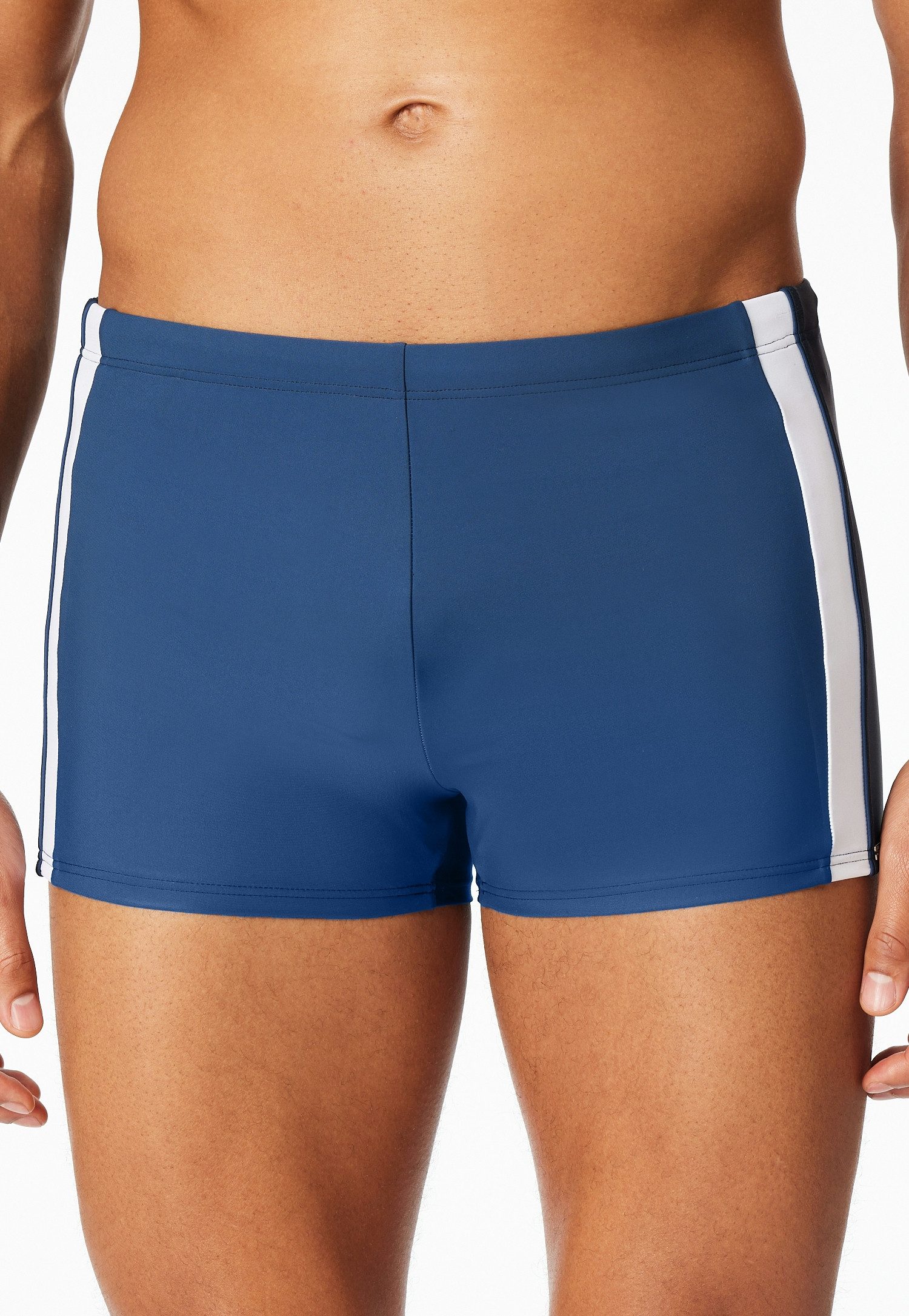 Schiesser Badepants Ocean Swim Bund mit Kordel und seitliche Kontraststreifen