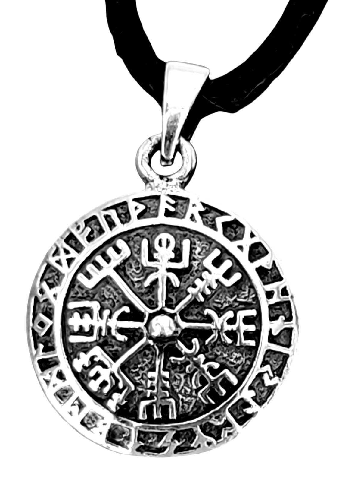 Kiss of Leather Kettenanhänger Wikingerkompass Anhänger 925 Silber Wikinger günstig online kaufen