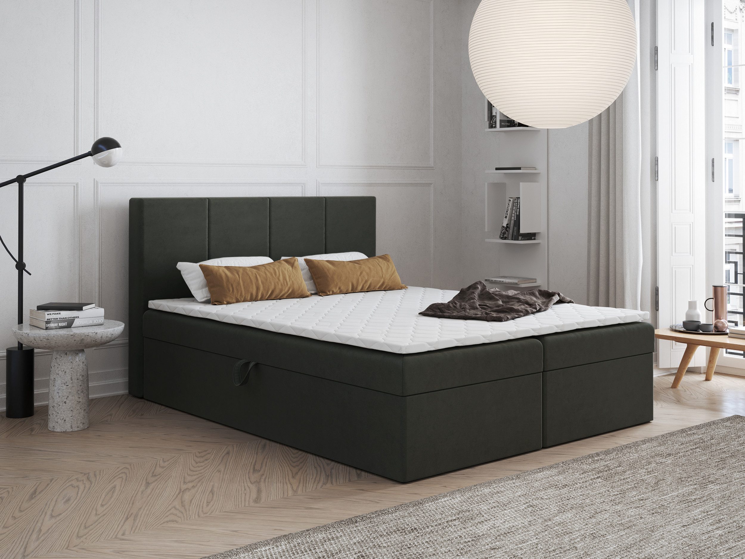 Godre Boxspringbett mit Bettkasten FARO 150x200 günstig online kaufen