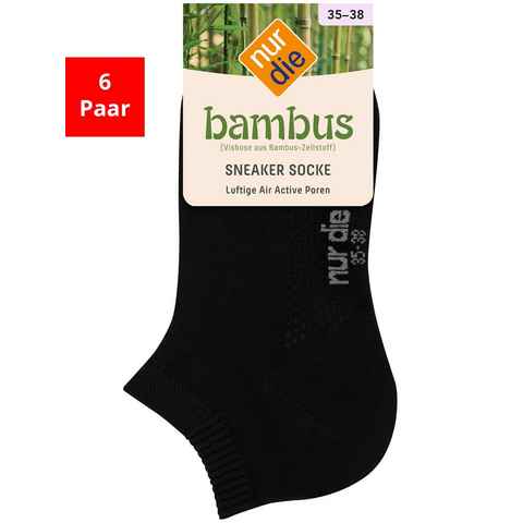 Nur Die Sneakersocken Bambus (6-Paar)