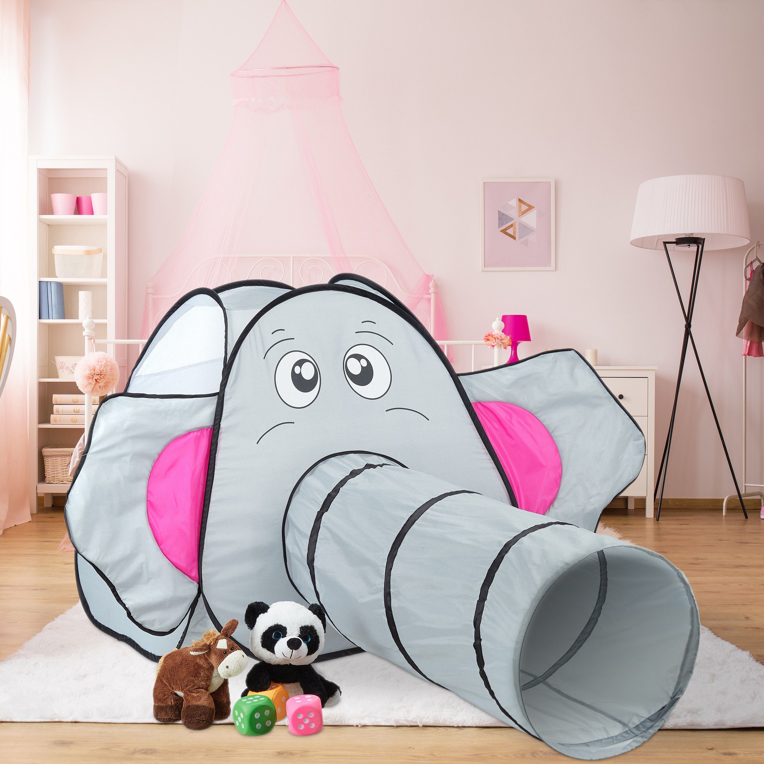 relaxdays Spielzelt Pop Up Spielzelt Elefant günstig online kaufen