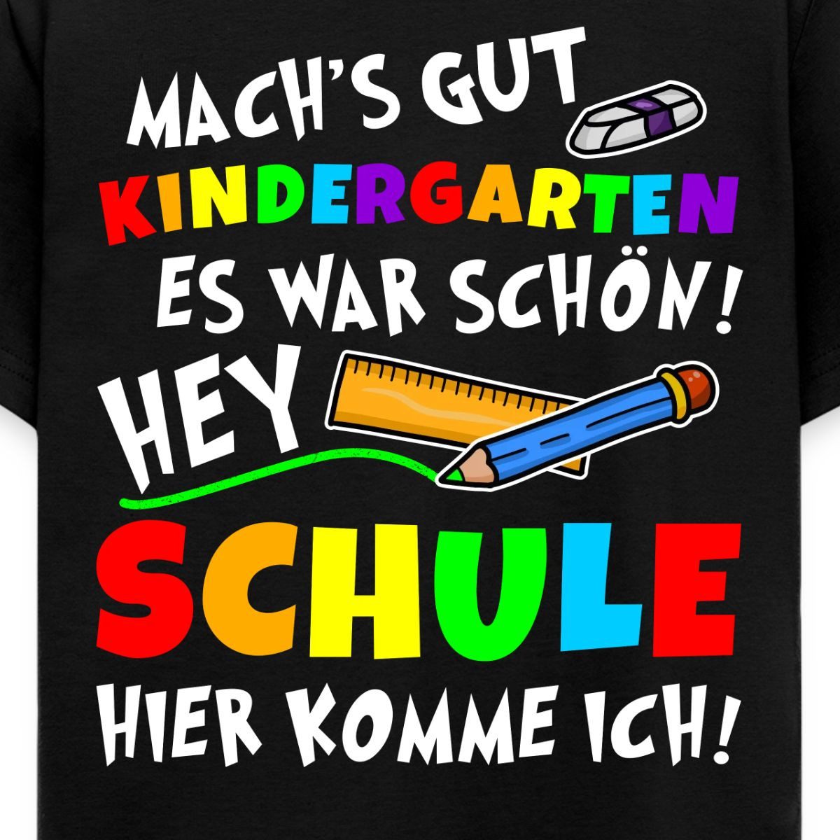 Spreadshirt T-Shirt Mach's Gut Kindergarten 2026 Erster Schultag Kinder T-Shirt (1-tlg)