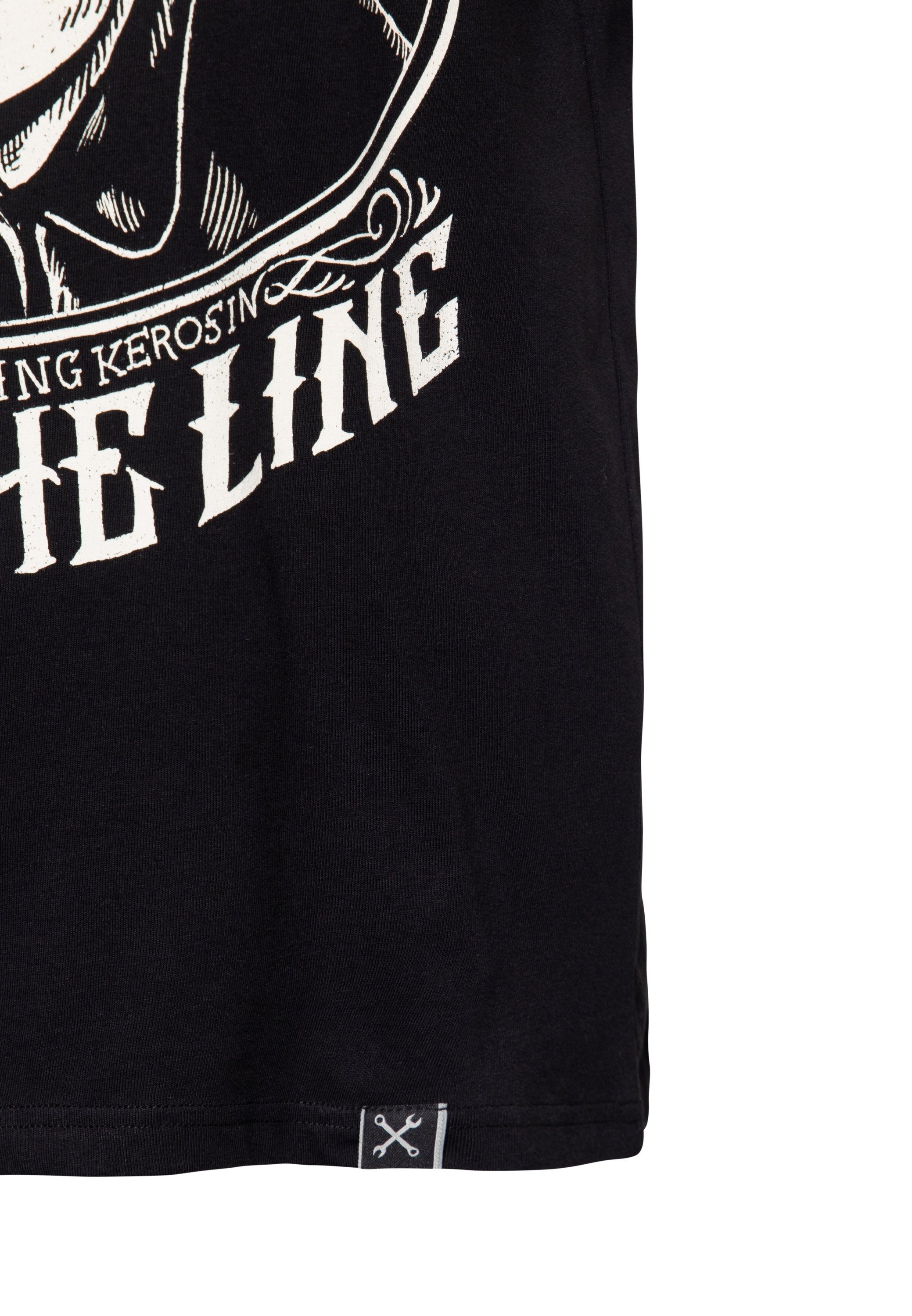 KingKerosin T-Shirt The Man Black In Print Rod Hot mit