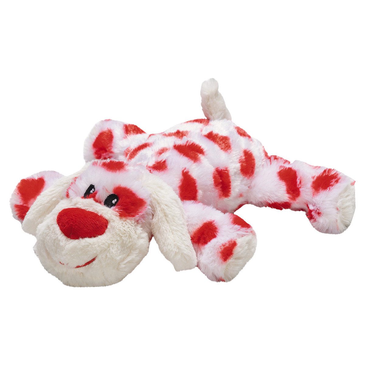 Beeztees Tierkuscheltier Kuschelspielzeug Suki weiß/rot für Hunde
