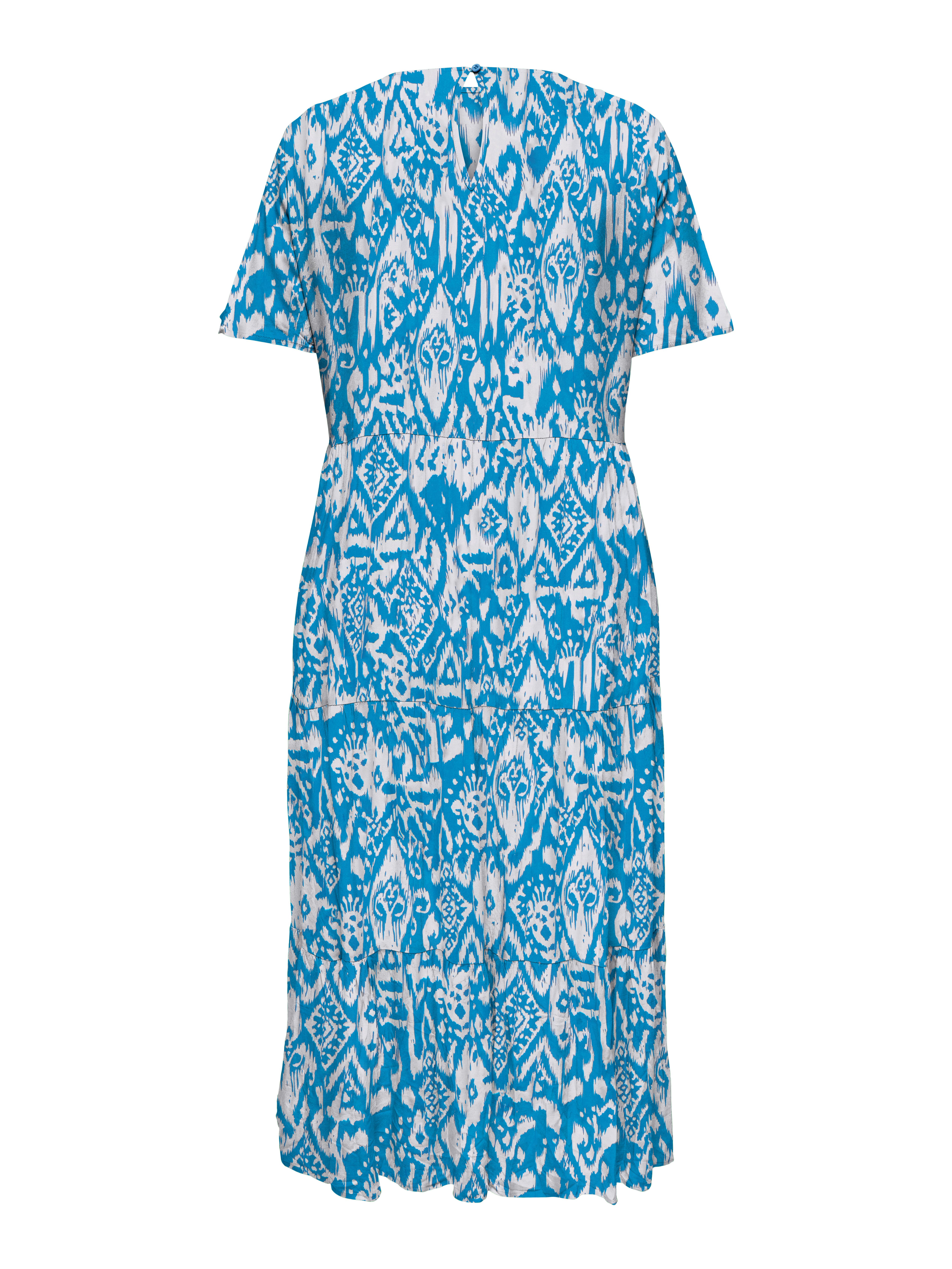 ONLY CARMAKOMA Druckkleid CARMARRAKESH LIFE SS MIDI DRESS AOP Sommerkleid