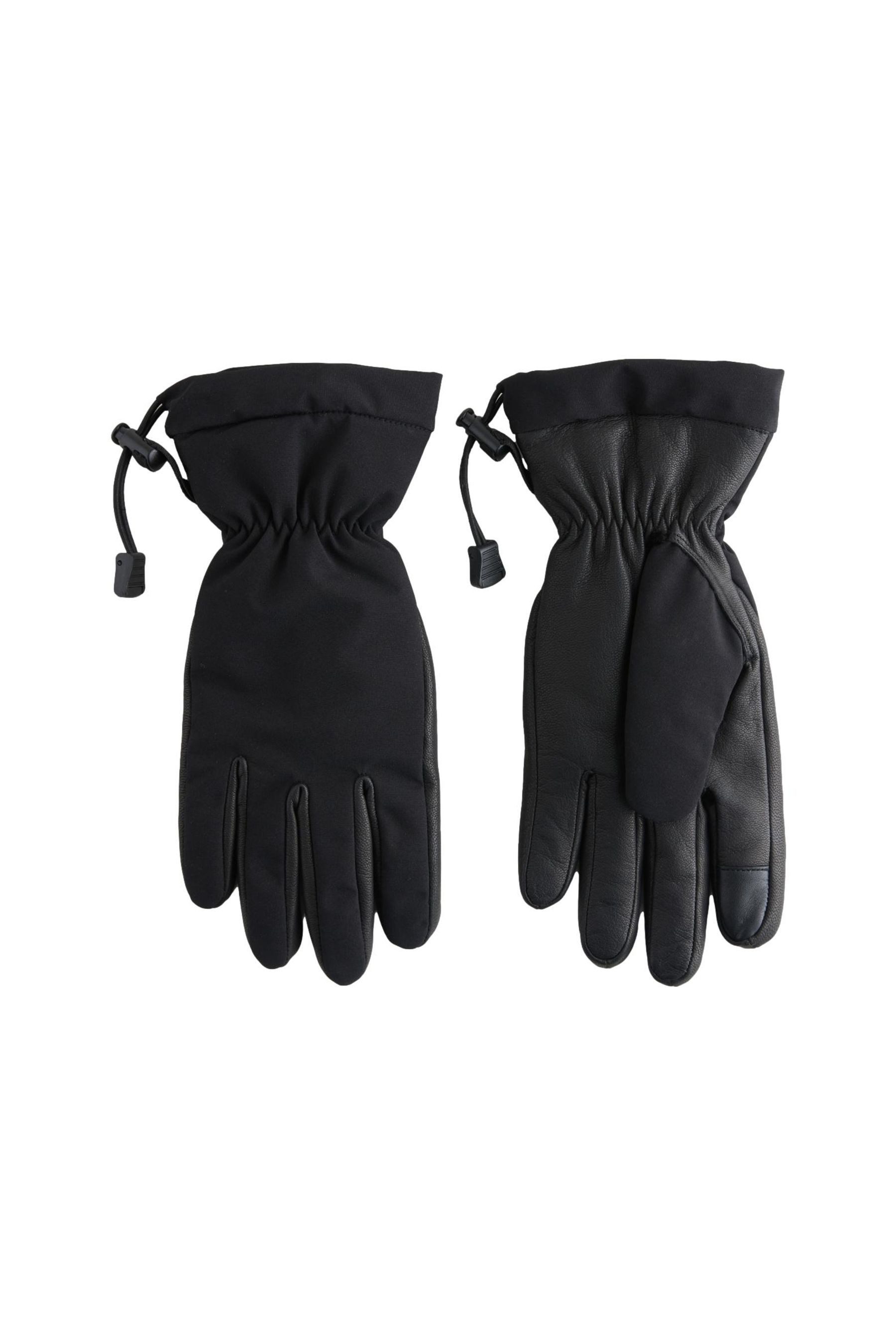 Skihandschuhe Ski-Handschuhe mit Leder