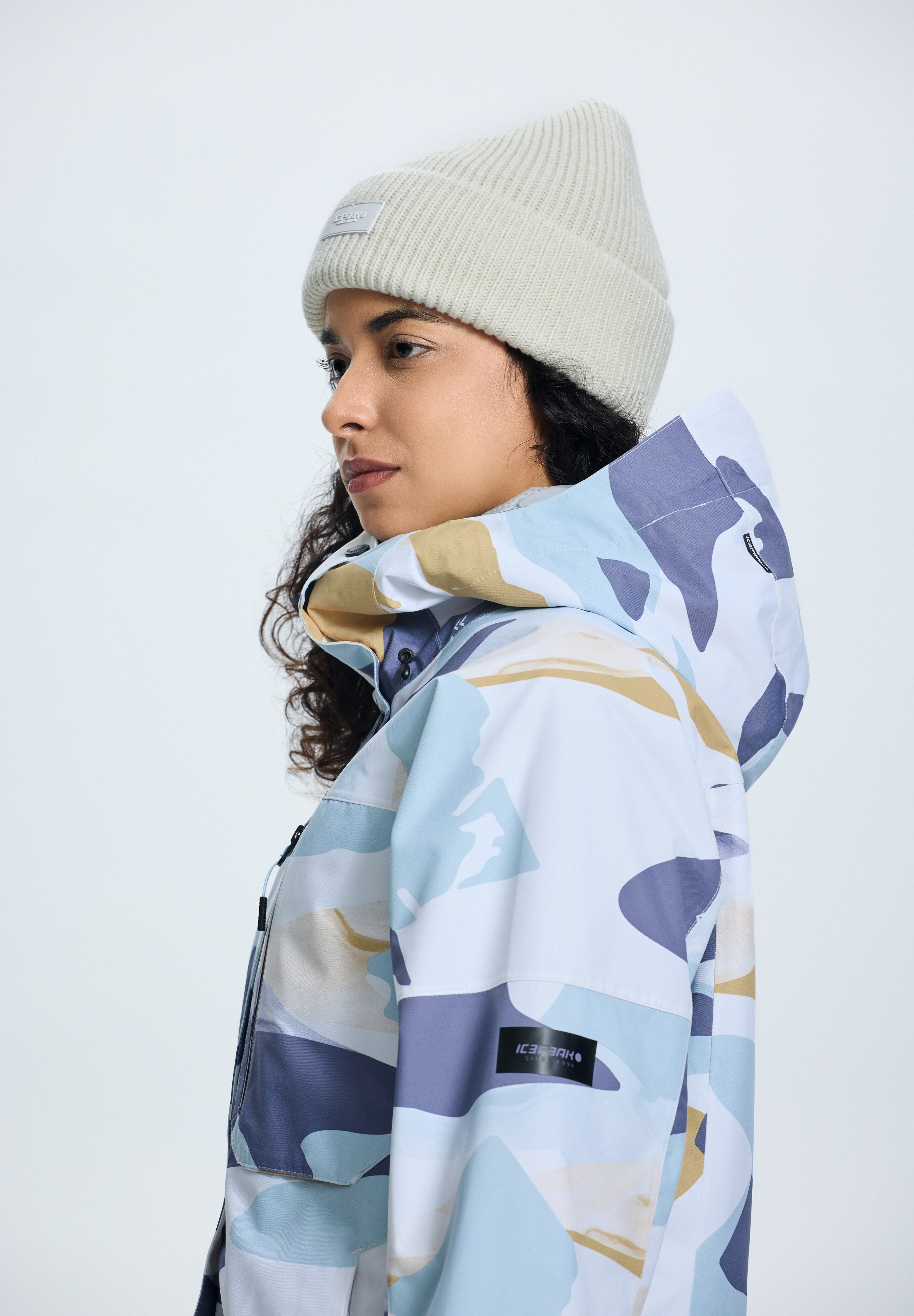 Icepeak Skijacke ICEPEAK CREOLA für Alpinski und Snowboard, atmungsaktiv, wasserdicht