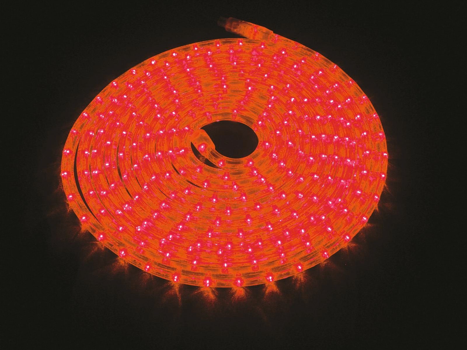 EUROLITE LED-Lichterschlauch EUROLITE RUBBERLIGHT LED rot Schuko RL1-230V, 1,5m Anschlußkabel